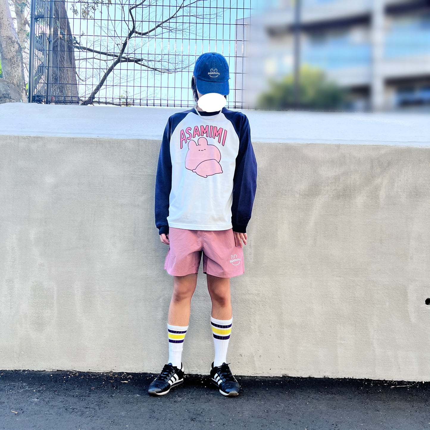 [ASAMIMICHAN] Cappellino in denim ricamato [Spedizione a metà aprile]