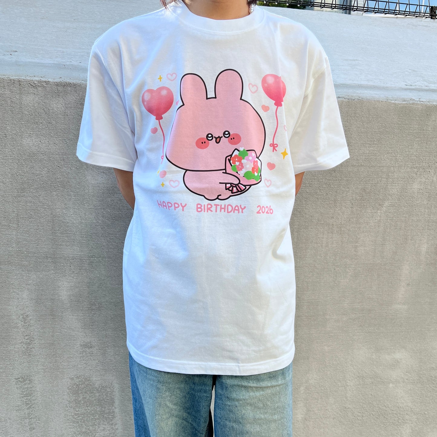 【あさみみちゃん】あさみみバースデー♡バースデーTシャツ【4月中旬発送】