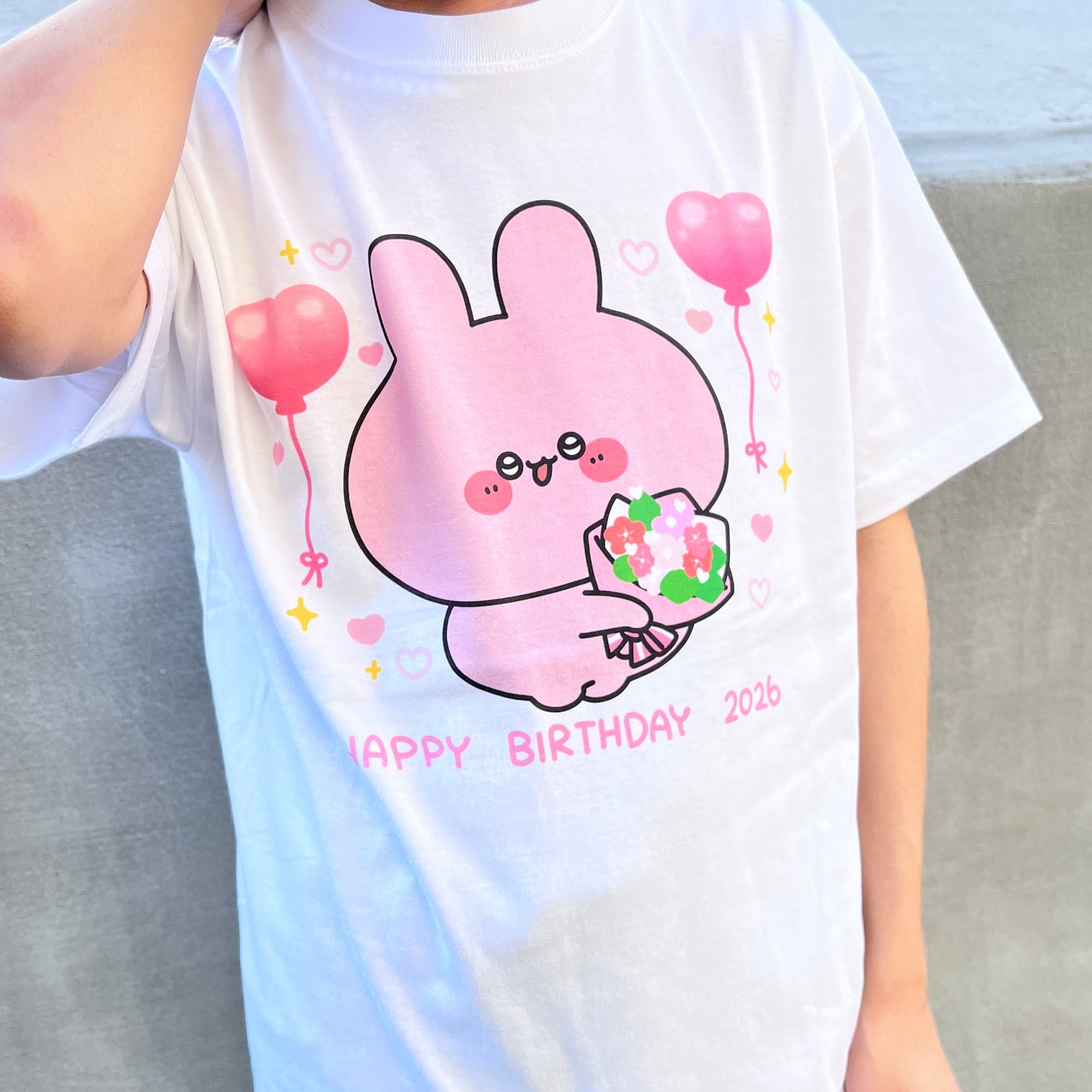 【あさみみちゃん】あさみみバースデー♡バースデーTシャツ【4月中旬発送】