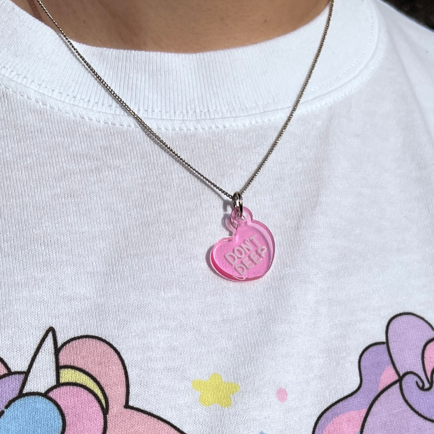 【あさみみちゃん】Don't deep.ネックレス【5月下旬発送】