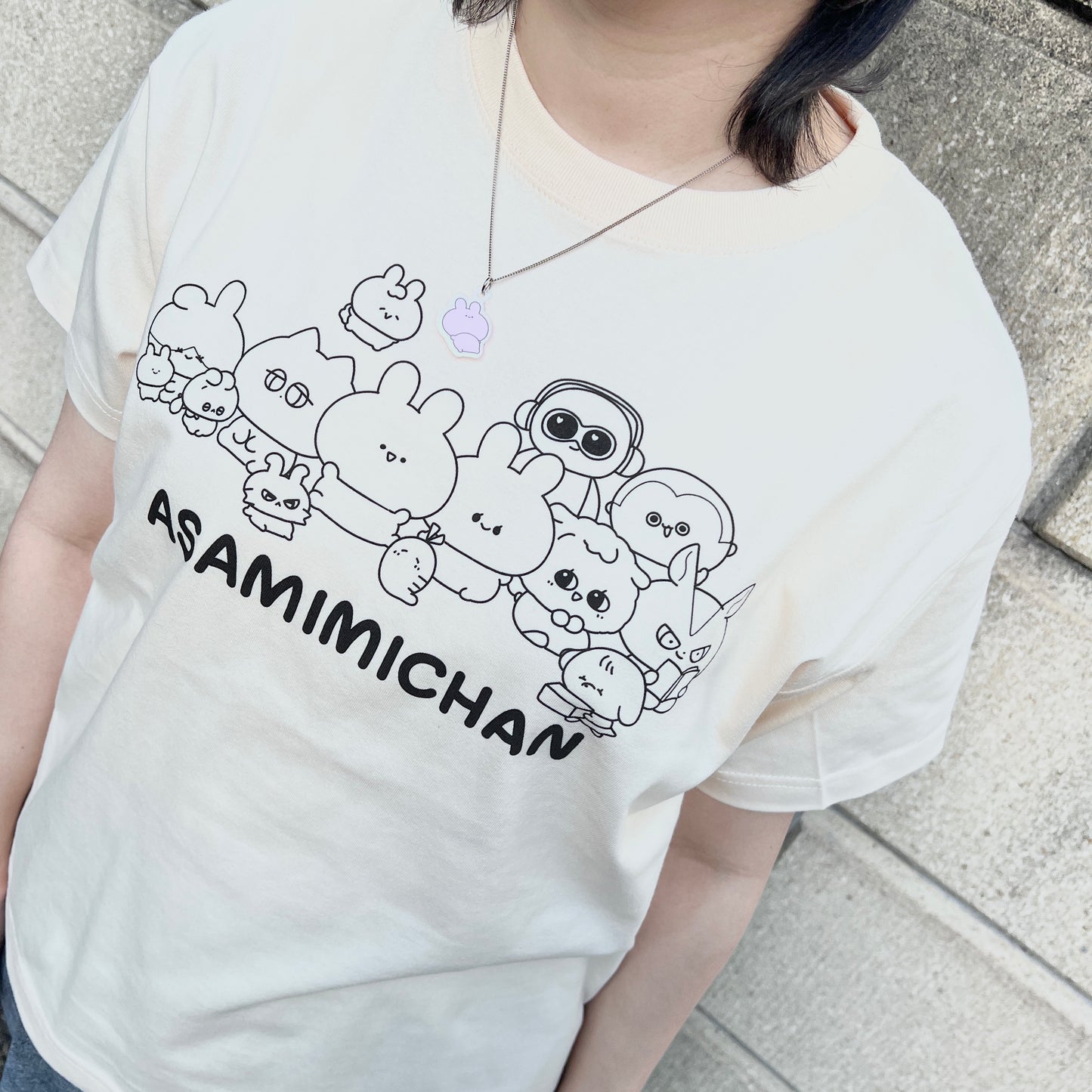 【あさみみちゃん】全員集合Tシャツ【6月下旬発送】