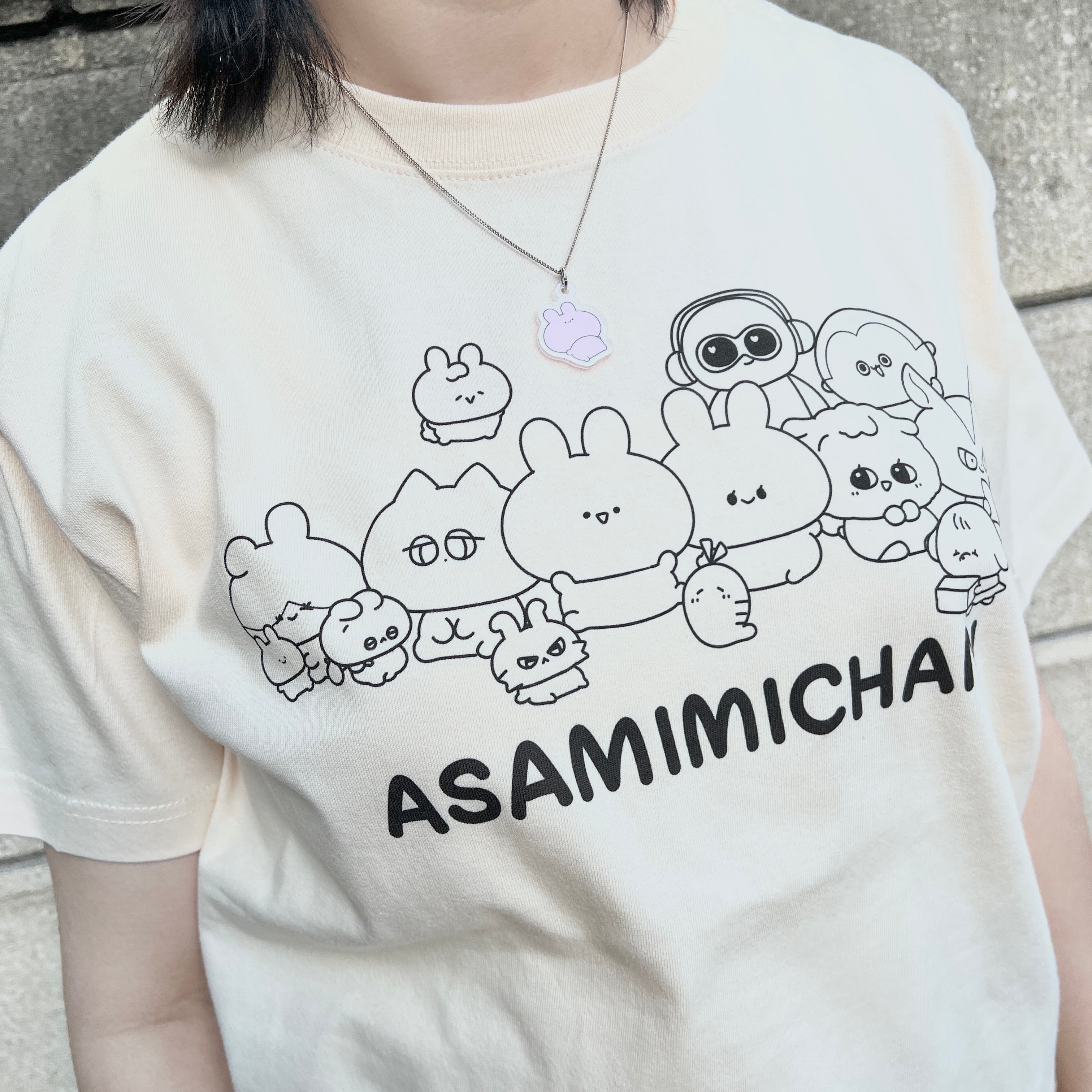 あさみみちゃん】全員集合Tシャツ【6月下旬発送】 – SimpleSideMascots