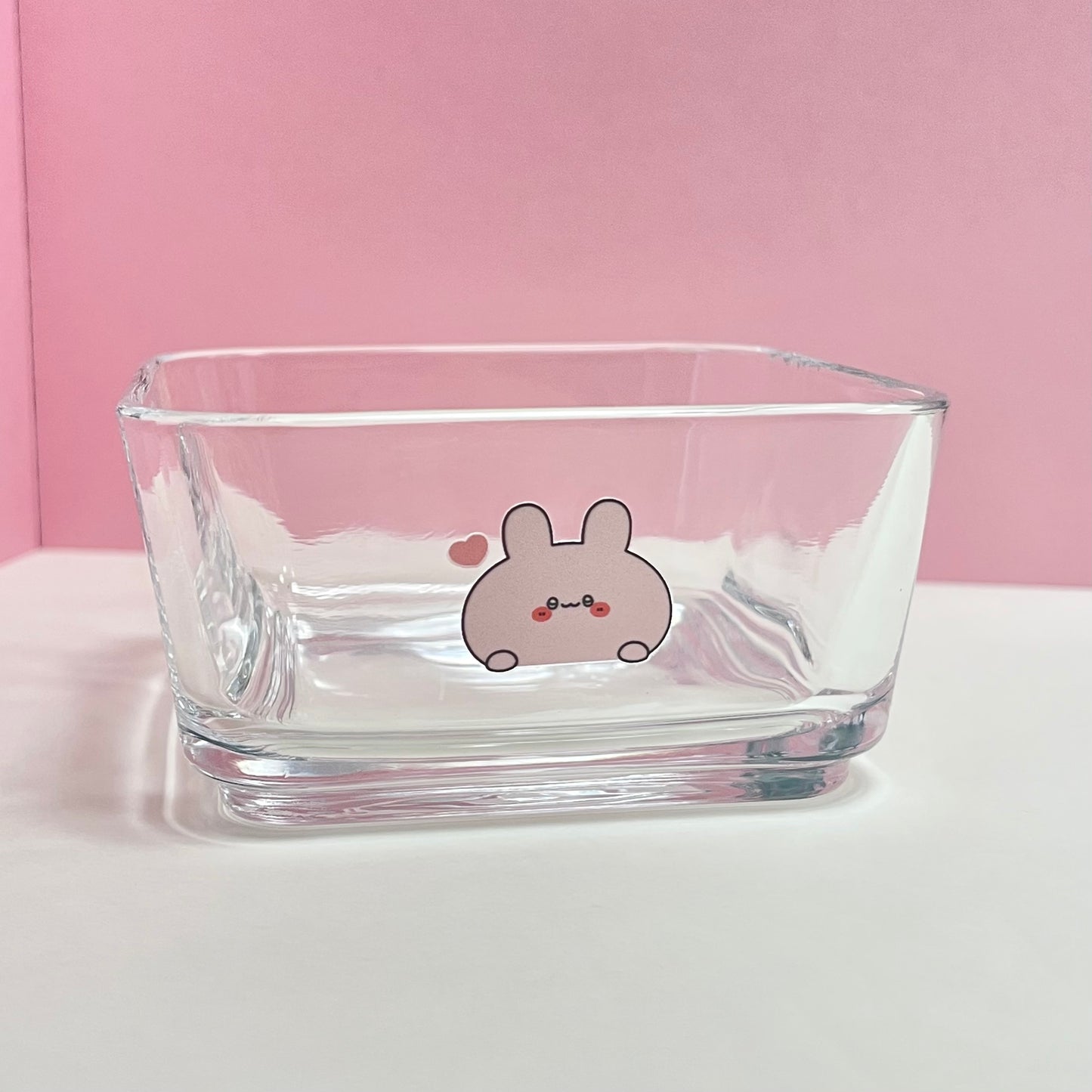 【あさみみちゃん】ガラス小皿（あさみみバースデー2024）【4月中旬発送】