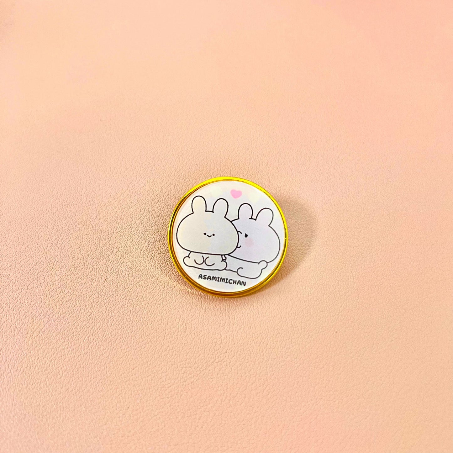 [Asamimi-chan] Pin badge (ASAMIMI BASIC 2023 October) [Shipped in mid-December]