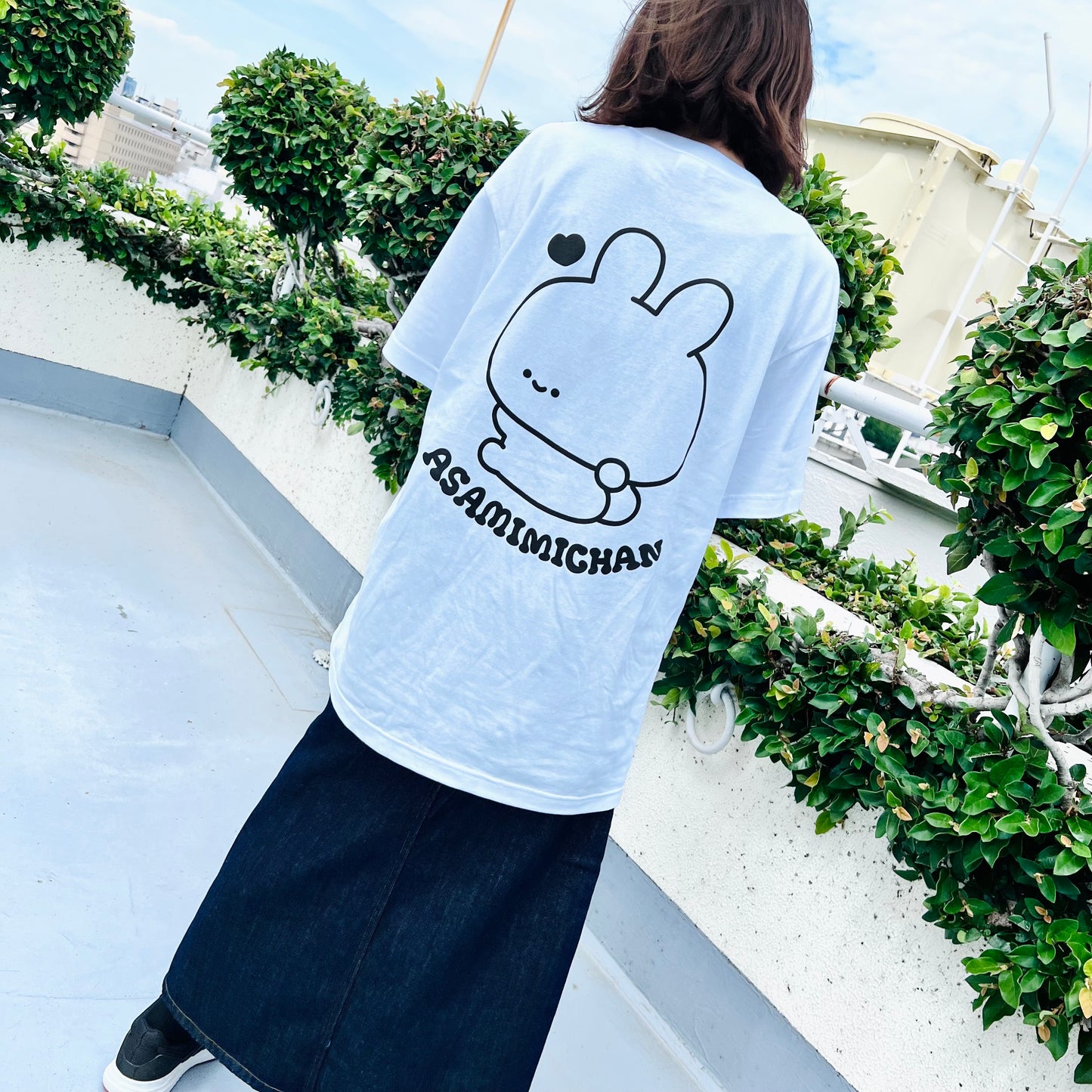 [Asamimi-chan] LOVE MYSELF♡ T-shirt imprimé (ASAMIMI BASIC 2024 JUILLET) [Expédié fin septembre]