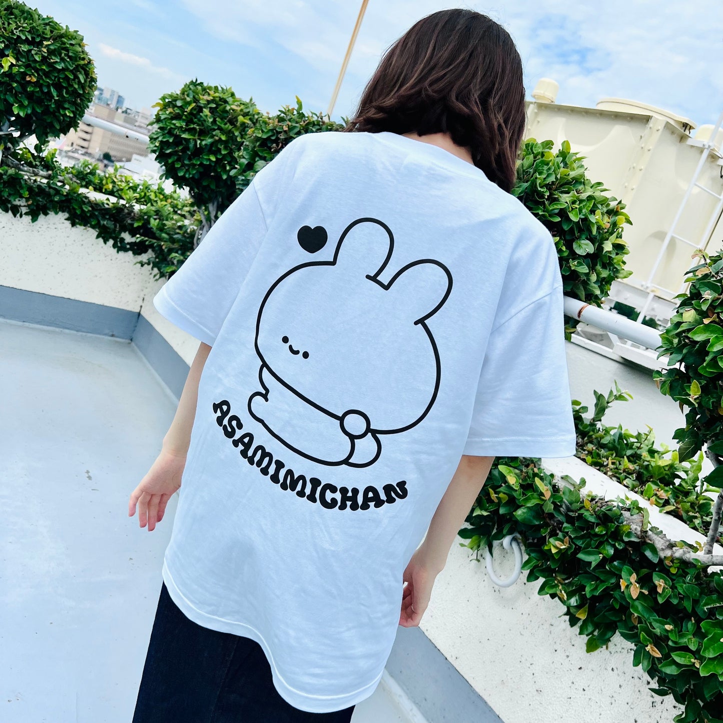 【あさみみちゃん】LOVE MYSELF♡プリントTシャツ(ASAMIMI BASIC 2024 JULY)【9月下旬発送】