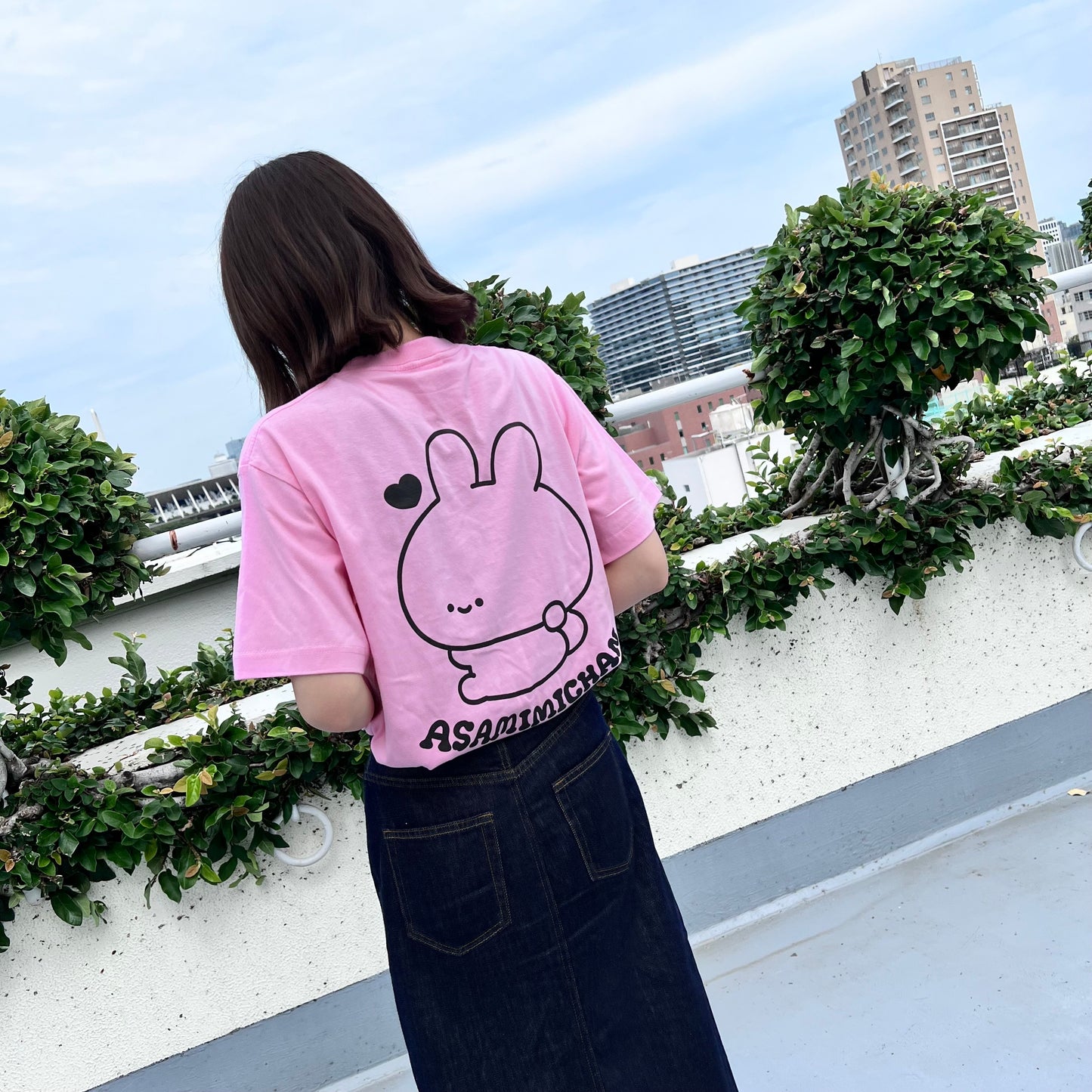 【あさみみちゃん】LOVE MYSELF♡プリントTシャツ(ASAMIMI BASIC 2024 JULY)【9月下旬発送】