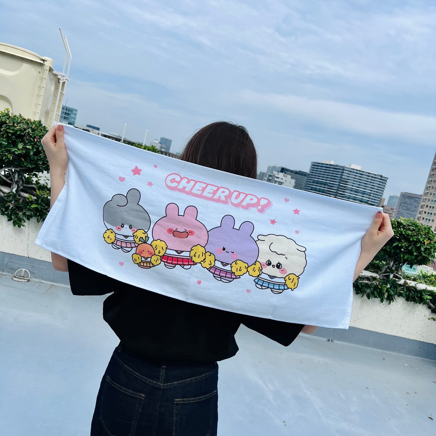 [Asamimi-chan] Let's all support face towel (CHEER UP! Series) [Shipped in late September]