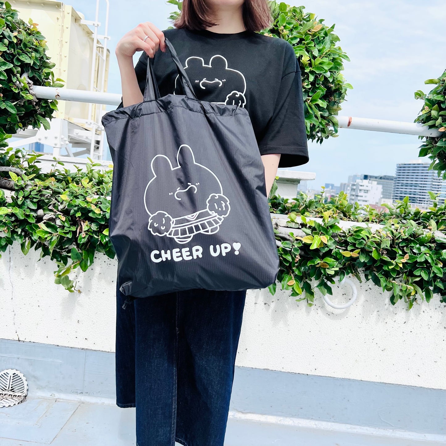 [Asamimi-chan] I'm rooting for you Ripstop Knapsack (CHEER UP! Series) [Shipped in late September]