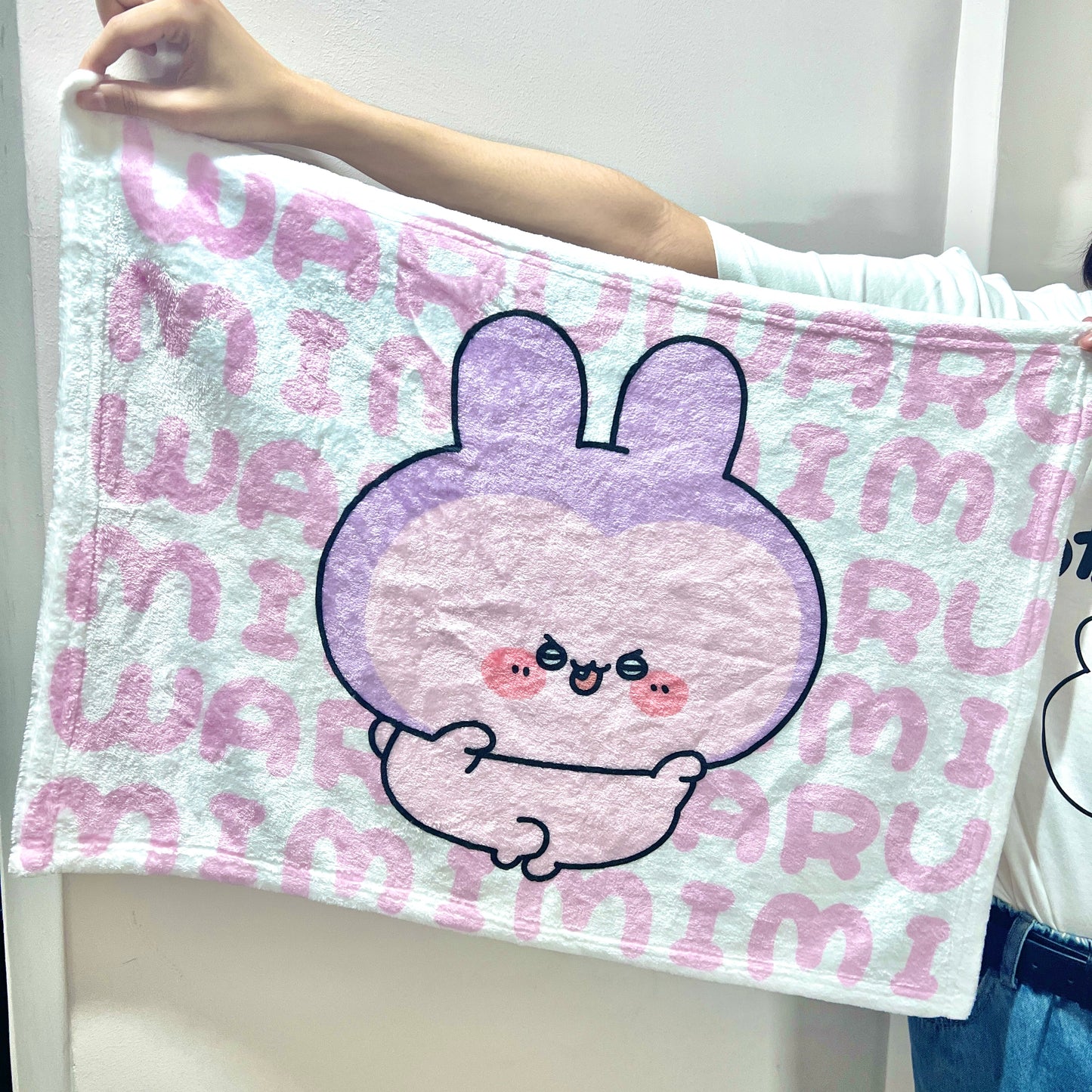 【あさみみちゃん】わるみみちゃんブランケット【8月下旬発送】
