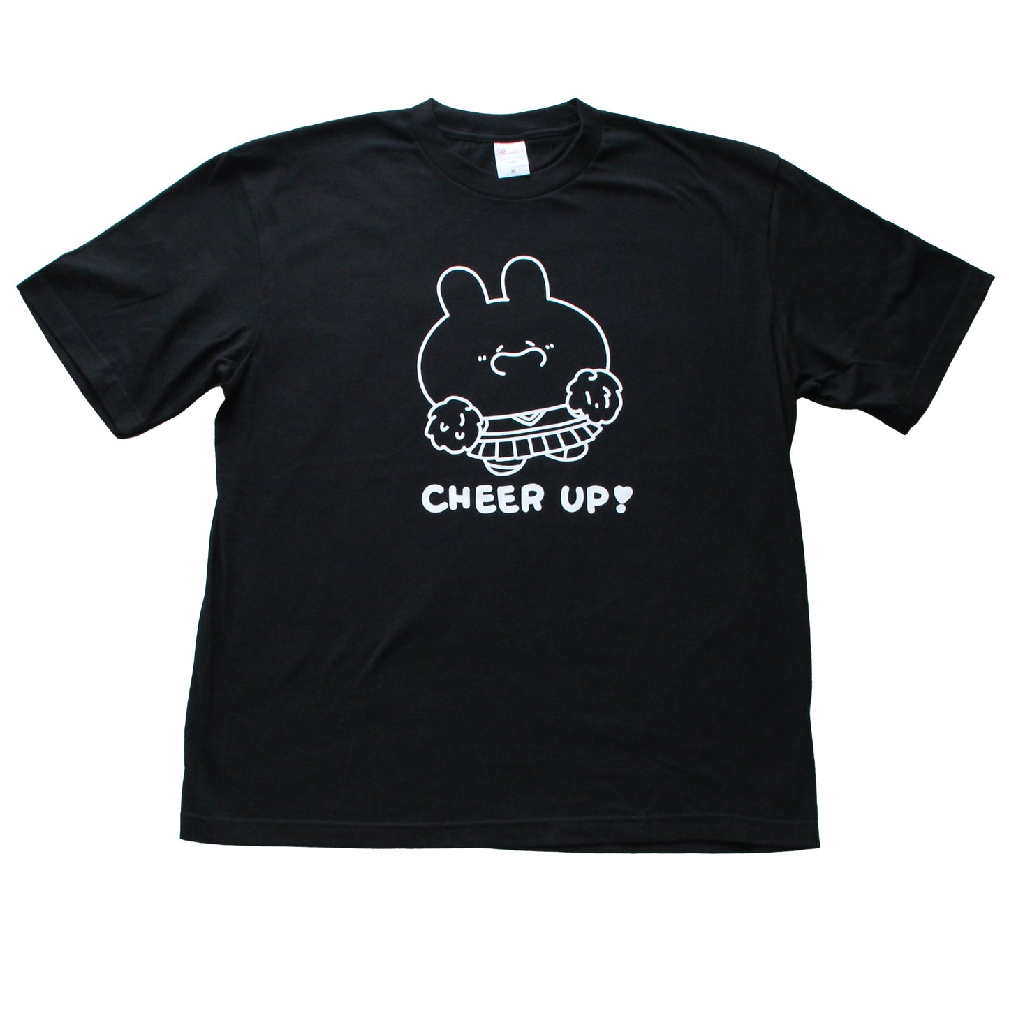 [Asamimi-chan] I'm rooting for you big silhouette T-shirt (CHEER UP! series) [shipped in late September]