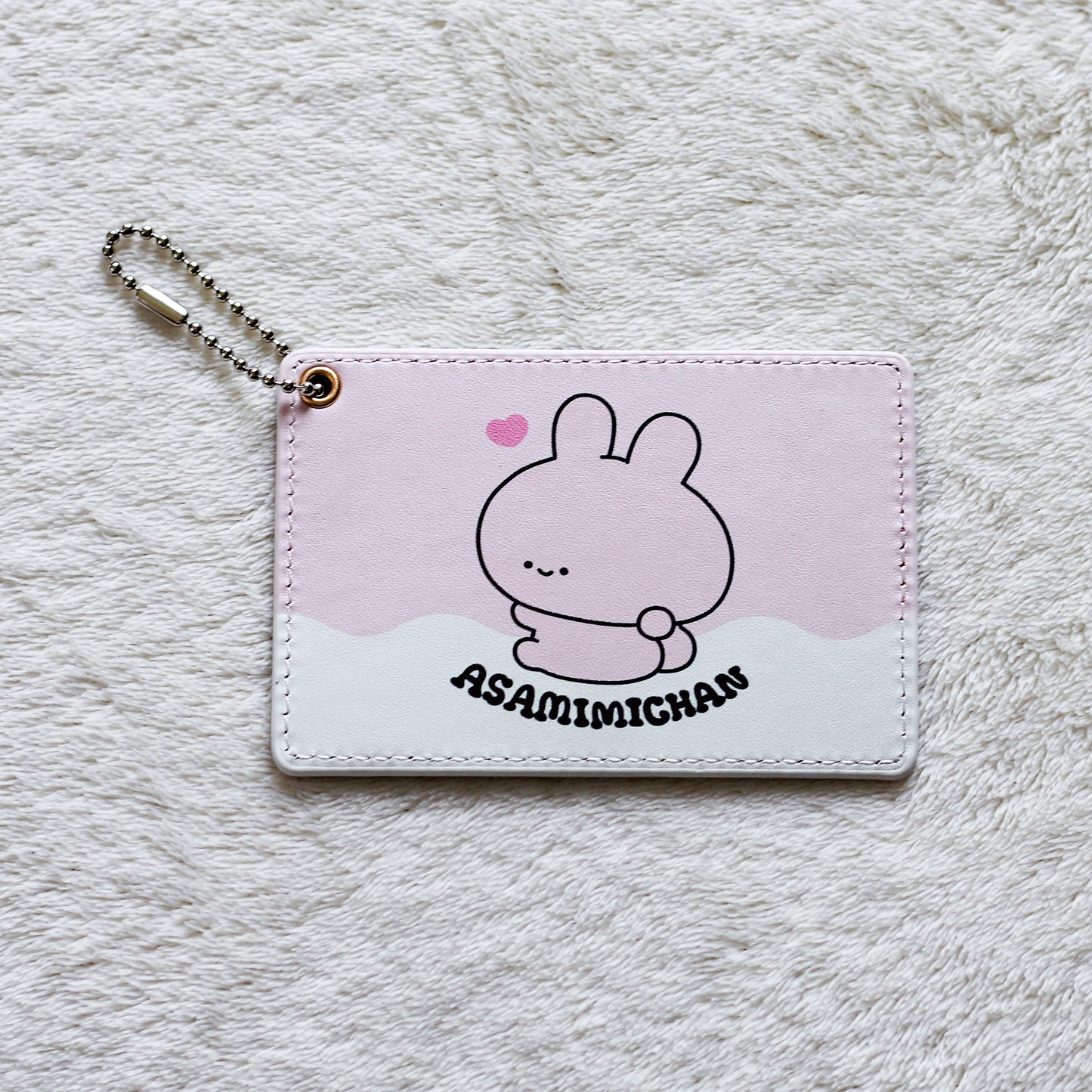 [<tc>ASAMIMI-CHAN</tc>] Kawamimi♡ Simple Pass Case (ASAMIMI BASIC 2024 JULY) [Shipped in late September]