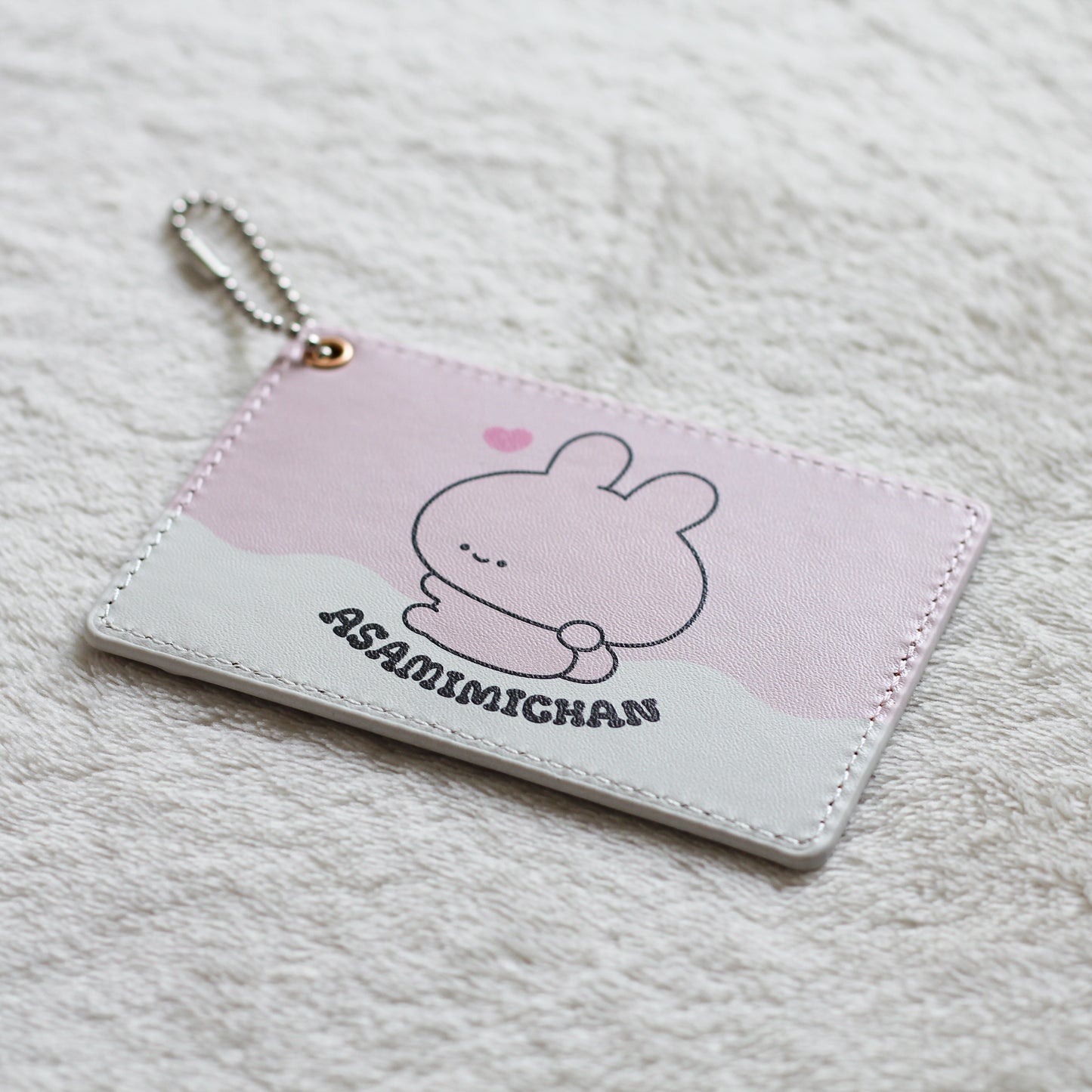 [<tc>ASAMIMI-CHAN</tc>] Kawamimi♡ Simple Pass Case (ASAMIMI BASIC 2024 JULY) [Shipped in late September]