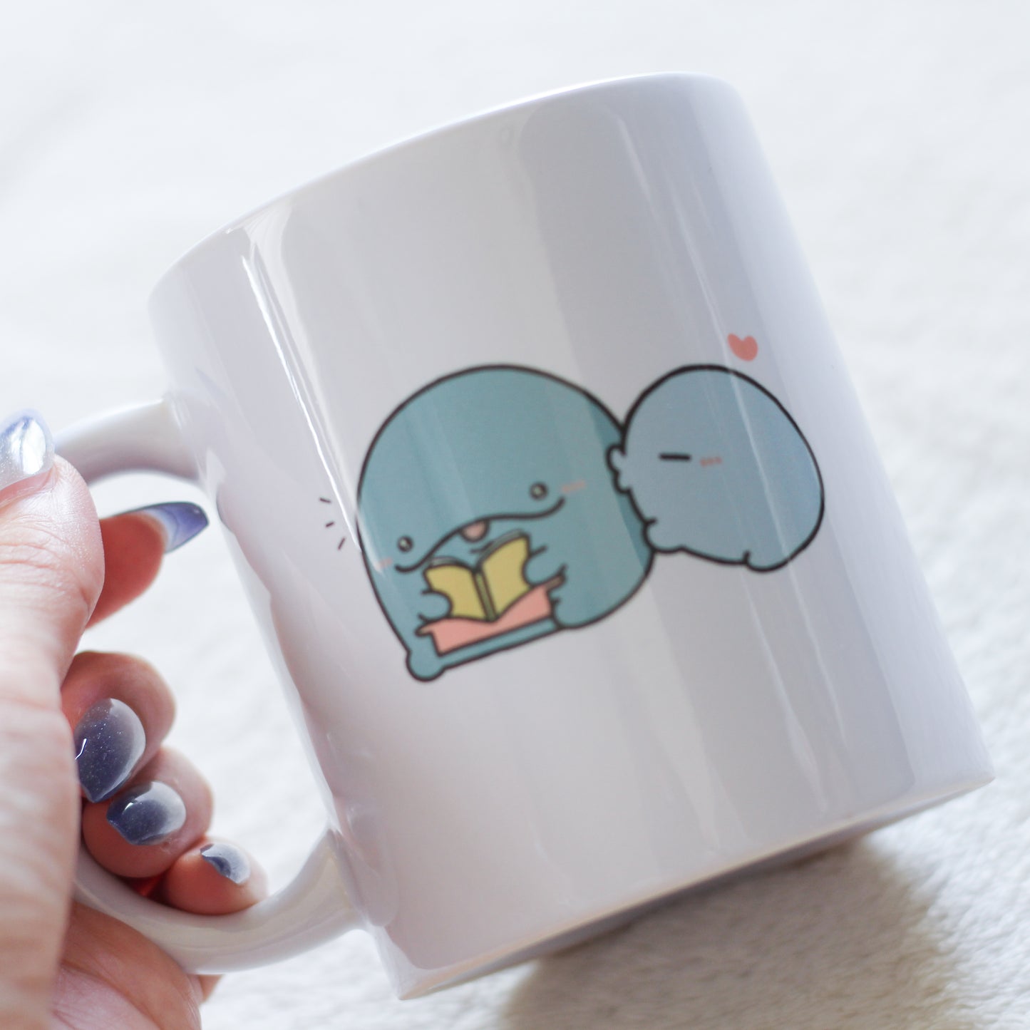 [Dauphin parent et enfant] Toujours bons amis 💕 Mug [expédié fin septembre]