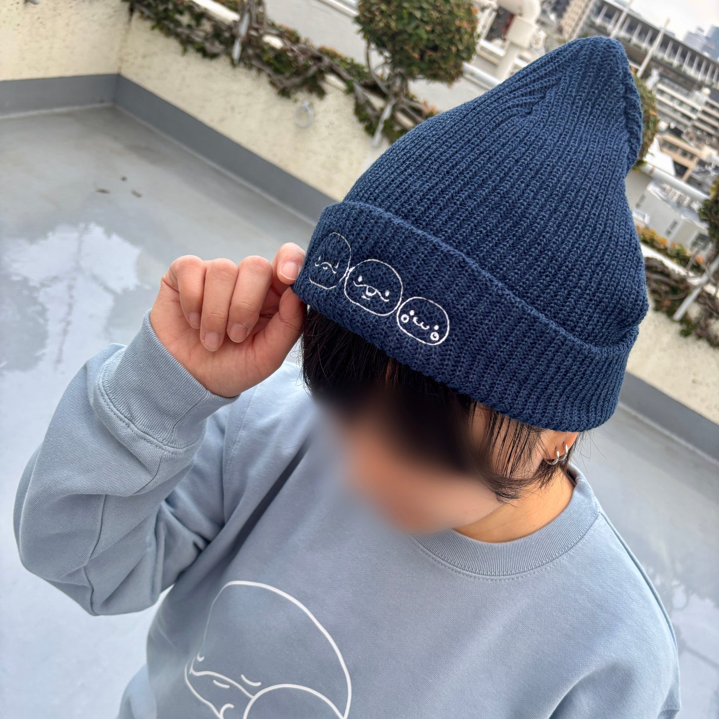 [OYAKOIRUKA] Bestickte Beanie [Versand Mitte Dezember]