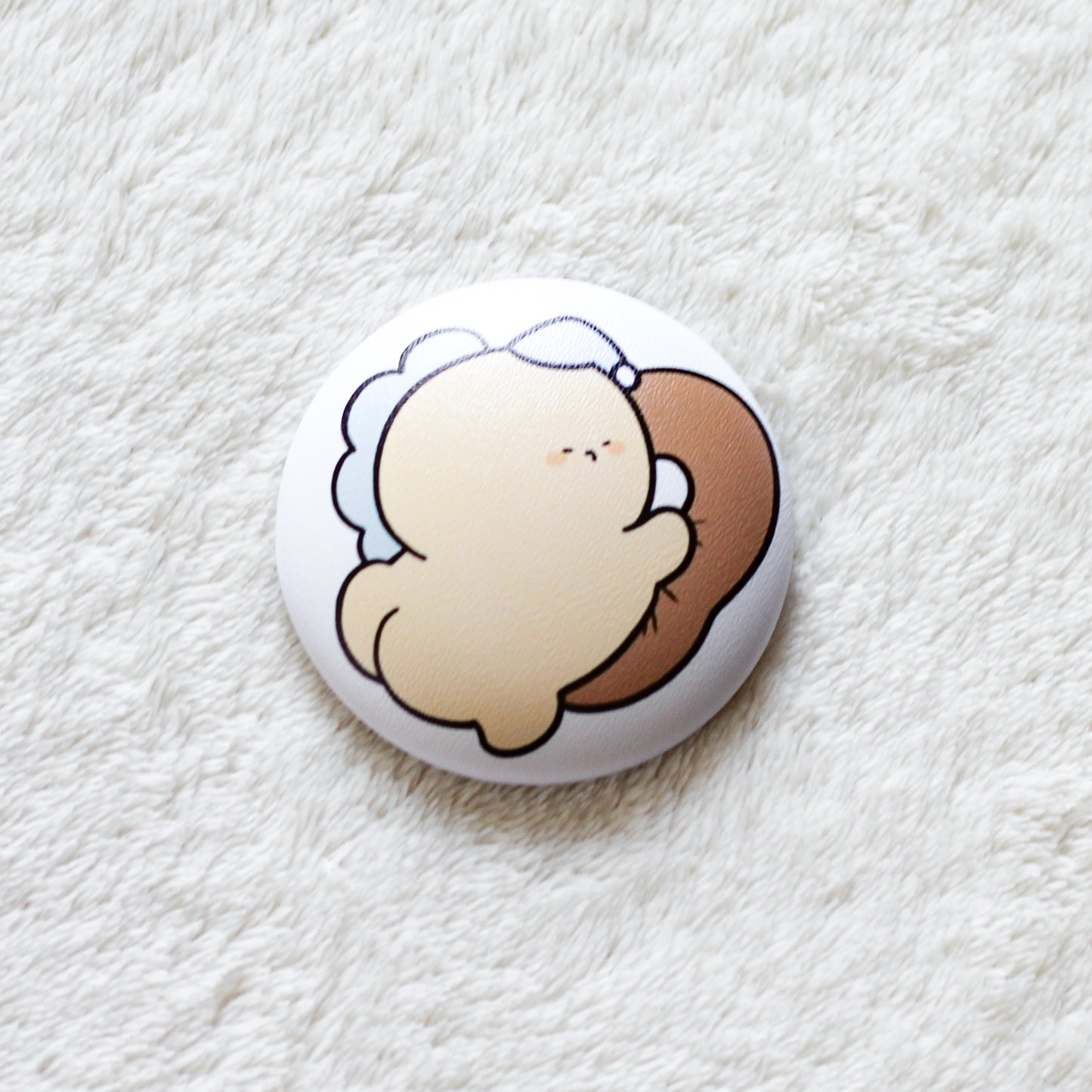 [KOMARIZAURUSU] Badge Puni Puni Butt Puni Can [Expédié à la mi-octobre]