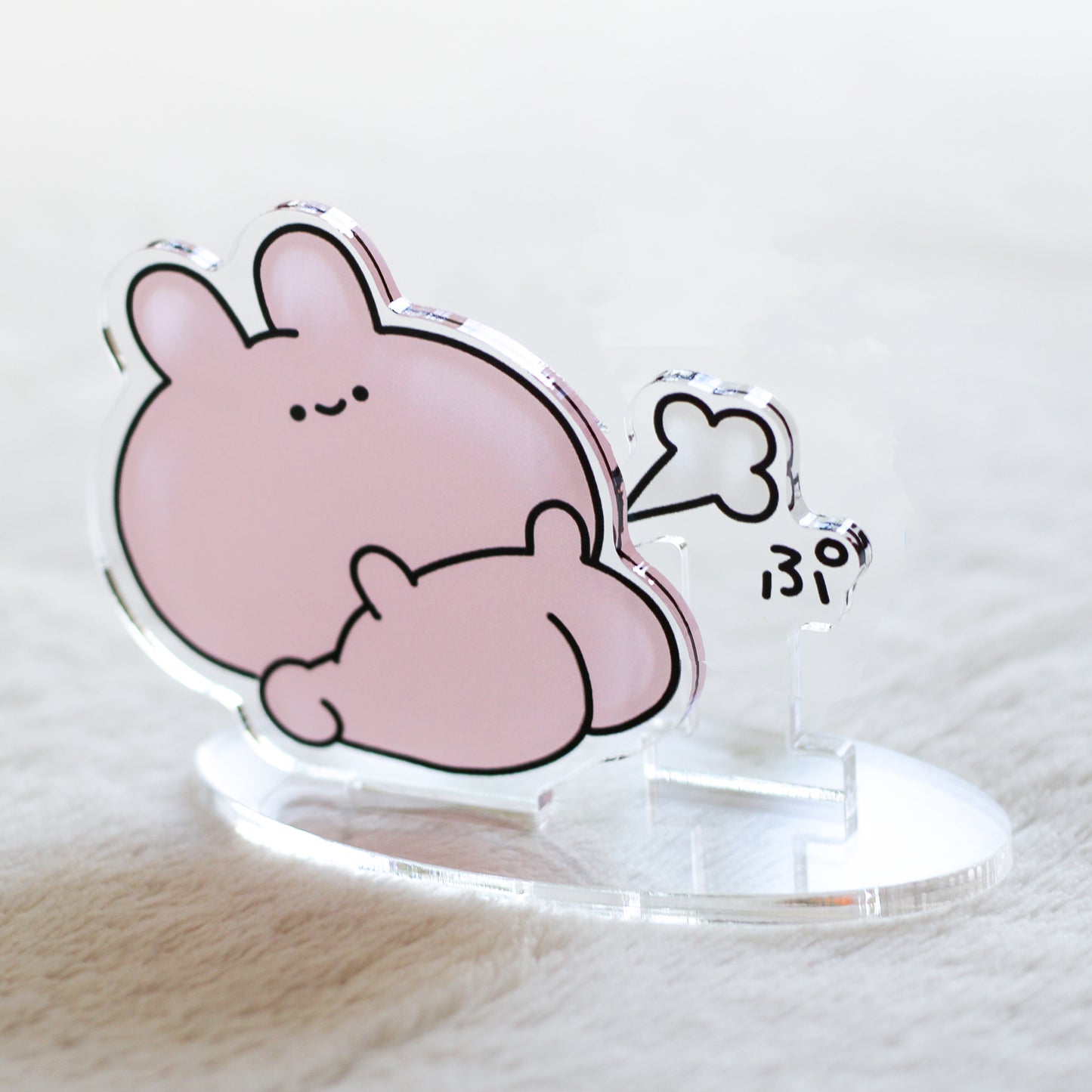 [ASAMIMI-CHAN] Release your anxiety and worries ❣ Fart “Pu” Plate Acsta [Shipped in mid-October]