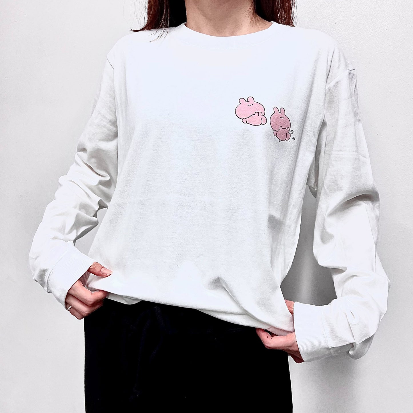 [ASAMIMI-CHAN] Fart “Pu” long sleeve print T-shirt [shipped in mid-October]