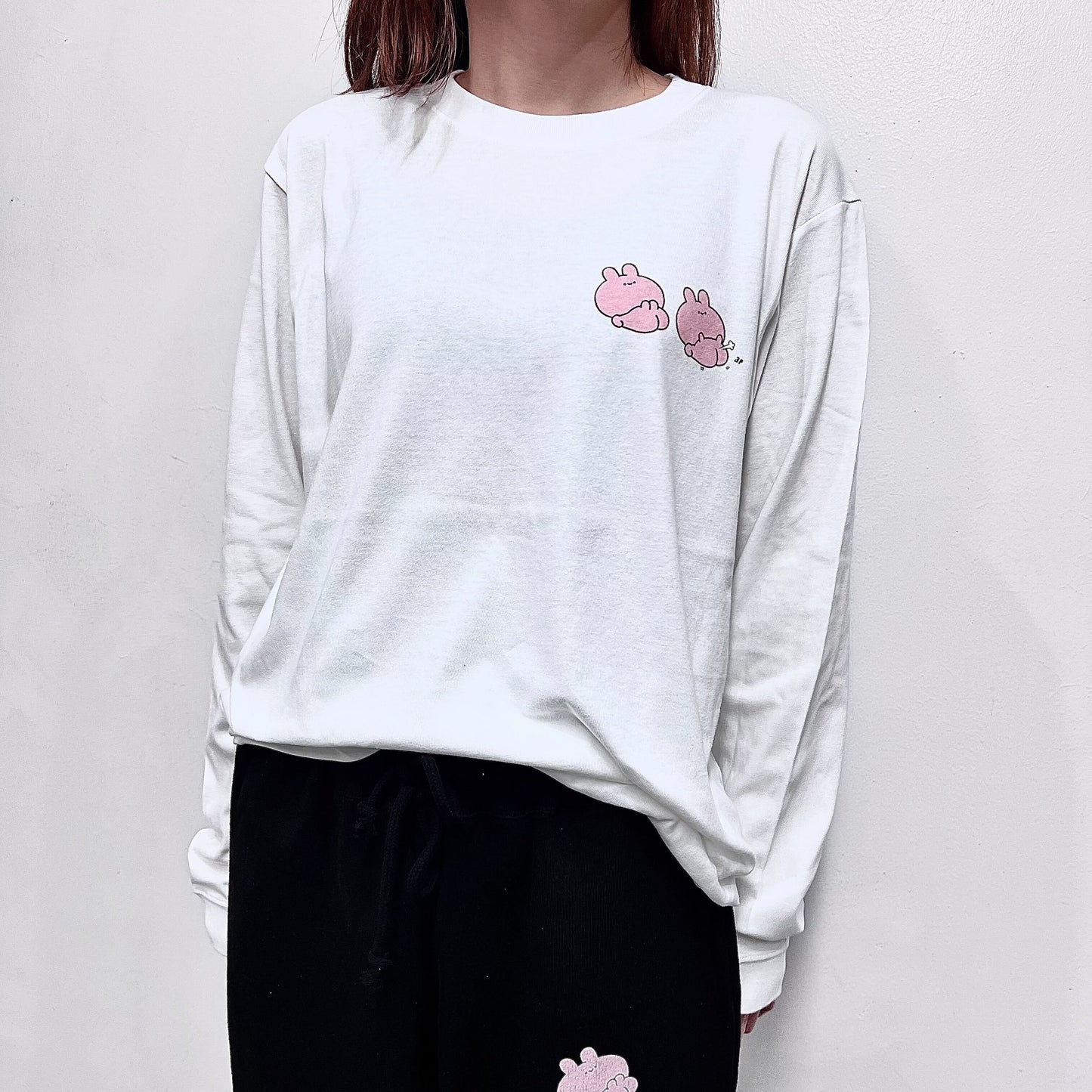 [ASAMIMI-CHAN] Fart “Pu” long sleeve print T-shirt [shipped in mid-October]