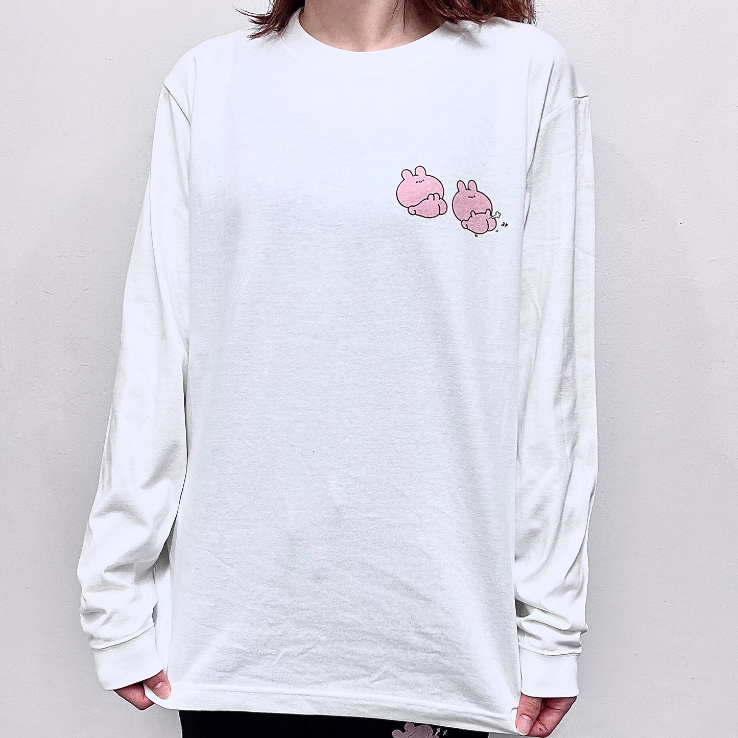 [ASAMIMI-CHAN] Fart “Pu” long sleeve print T-shirt [shipped in mid-October]