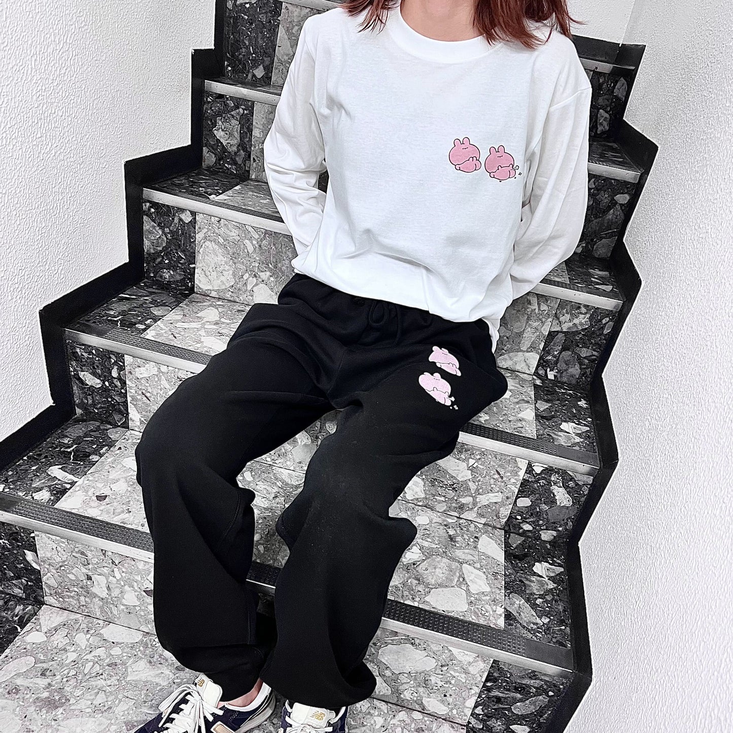 [ASAMIMI-CHAN] Fart “Pu” long sleeve print T-shirt [shipped in mid-October]