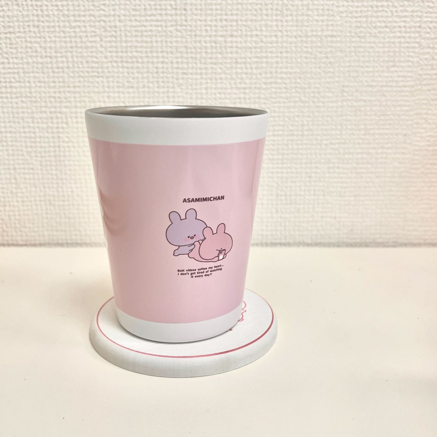 [Asamimi-chan] Stainless steel thermo tumbler (Asamimi-chan, popular scene Yoseatsume series) [Shipped in mid-February]