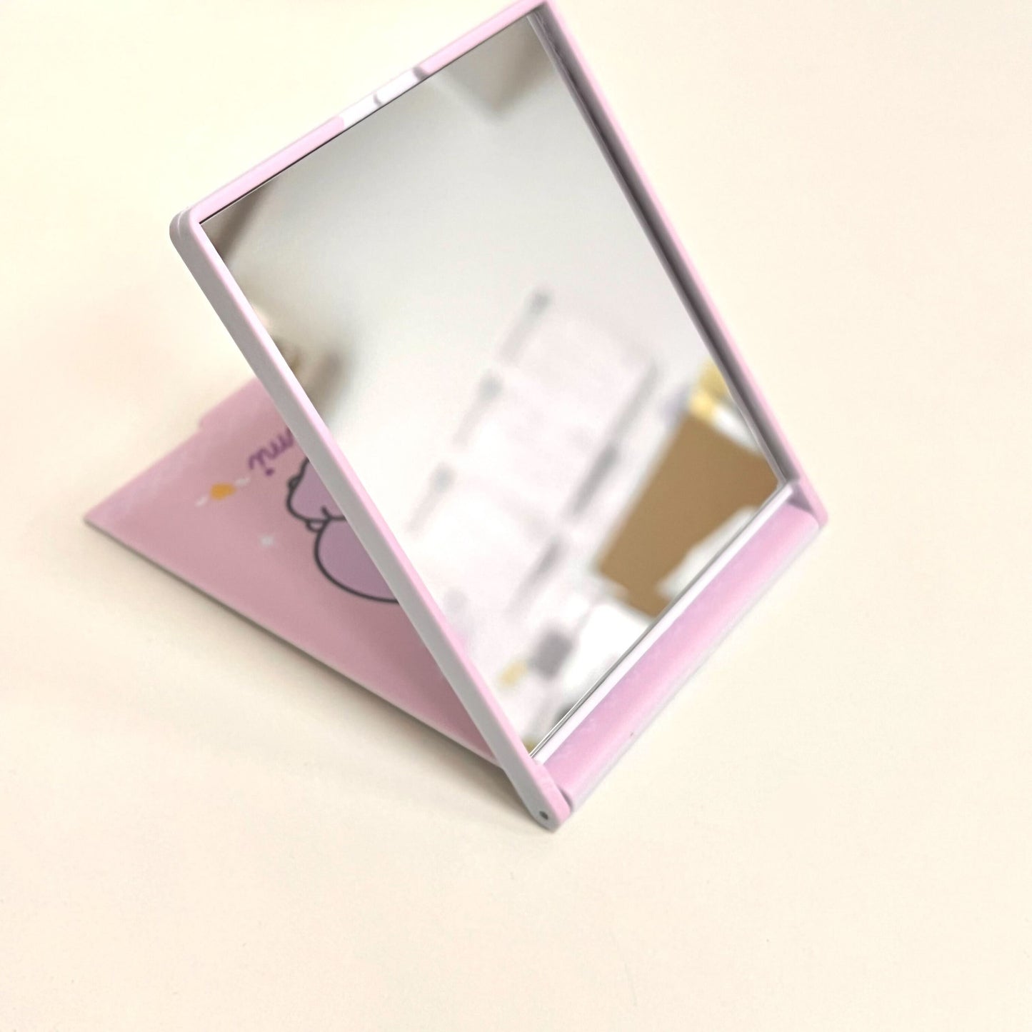 [Asamimi-chan] Bi-fold stand mirror (ANEMIMI HAPPY BIRTHDAY🐰💜) [Shipped in mid-February]