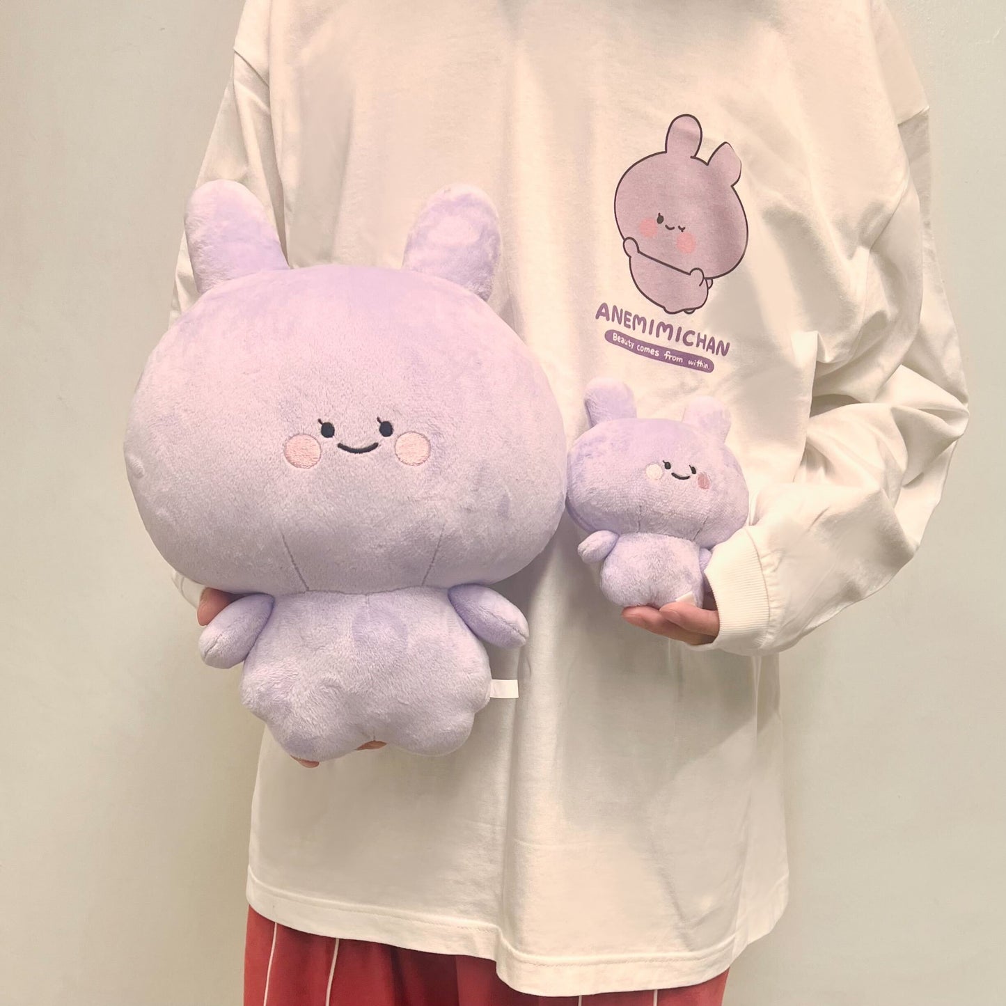 【あさみみちゃん】ロングTシャツ(ANEMIMI HAPPY BIRTHDAY🐰💜)【2月中旬発送】