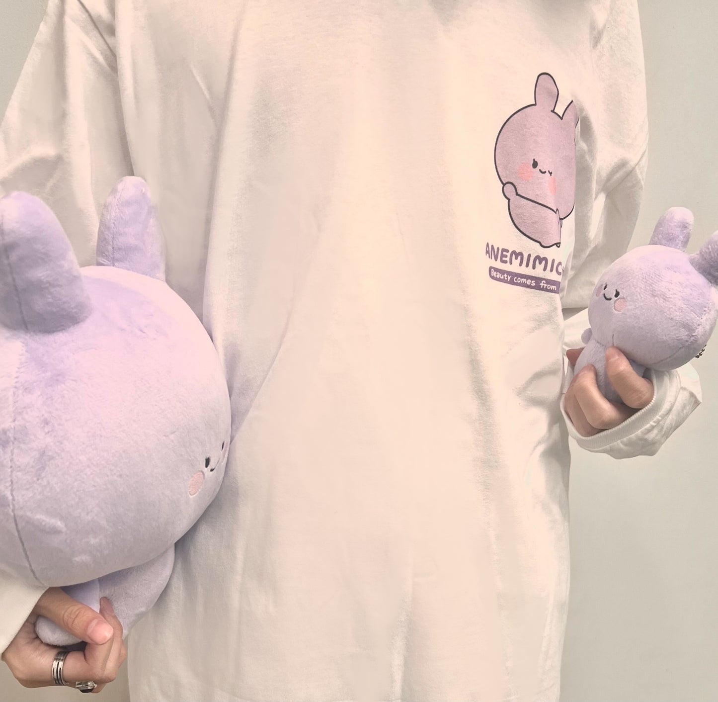 [Asamimi-chan] Long T-shirt (ANEMIMI HAPPY BIRTHDAY🐰💜) [Shipped in mid-February]