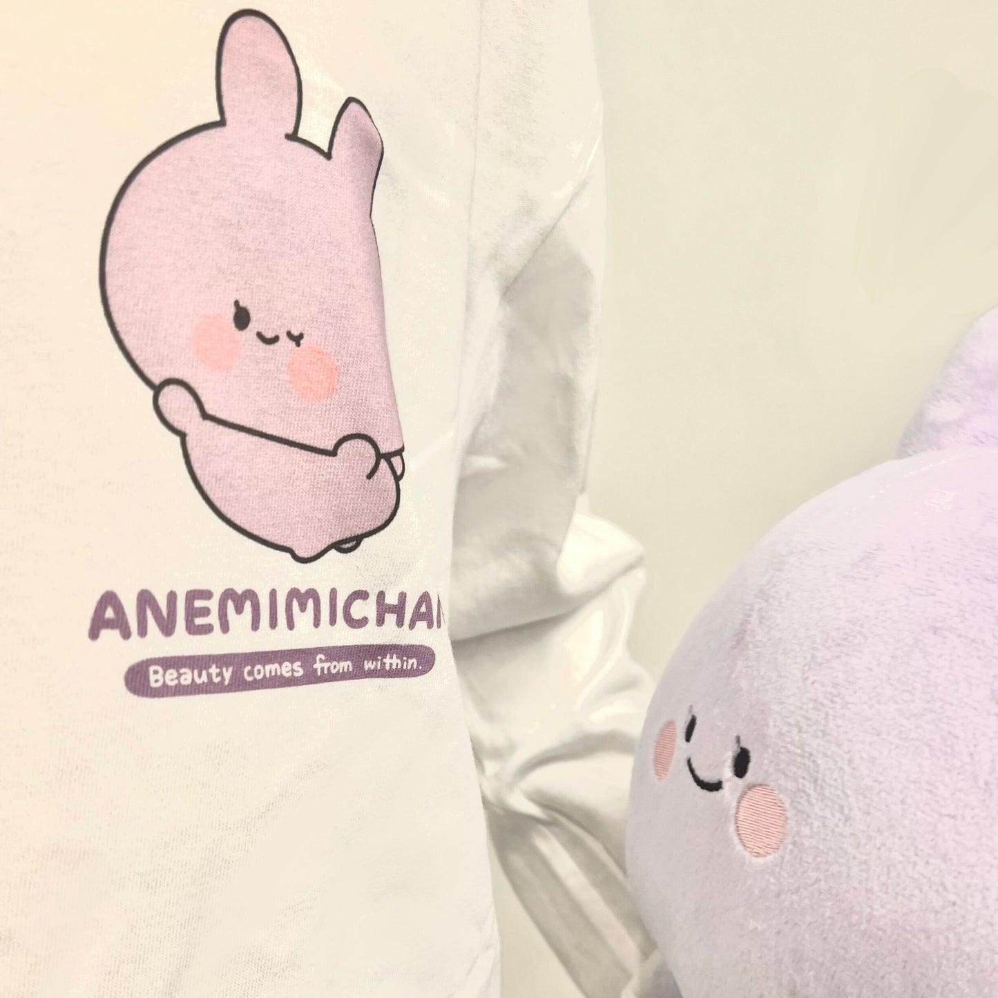 【あさみみちゃん】ロングTシャツ(ANEMIMI HAPPY BIRTHDAY🐰💜)【2月中旬発送】