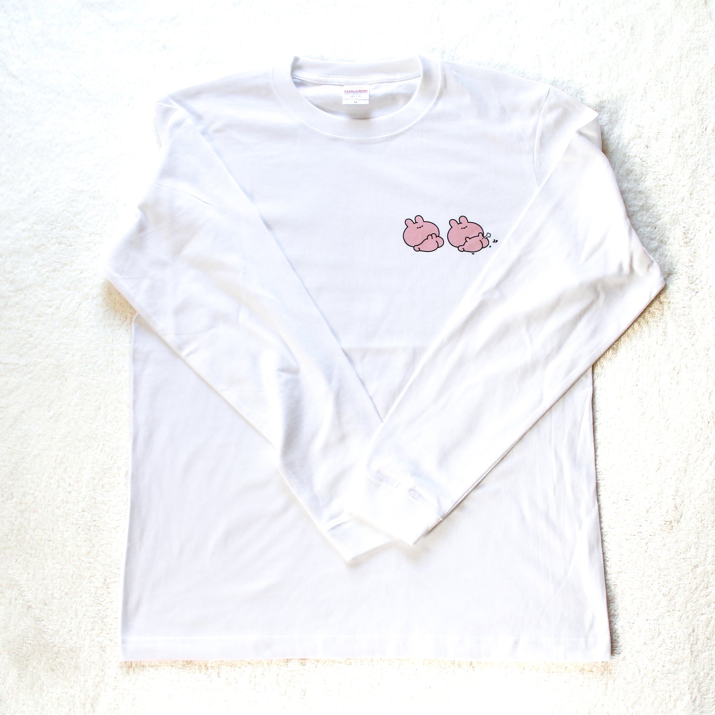 [ASAMIMI-CHAN] Fart “Pu” long sleeve print T-shirt [shipped in mid-October]