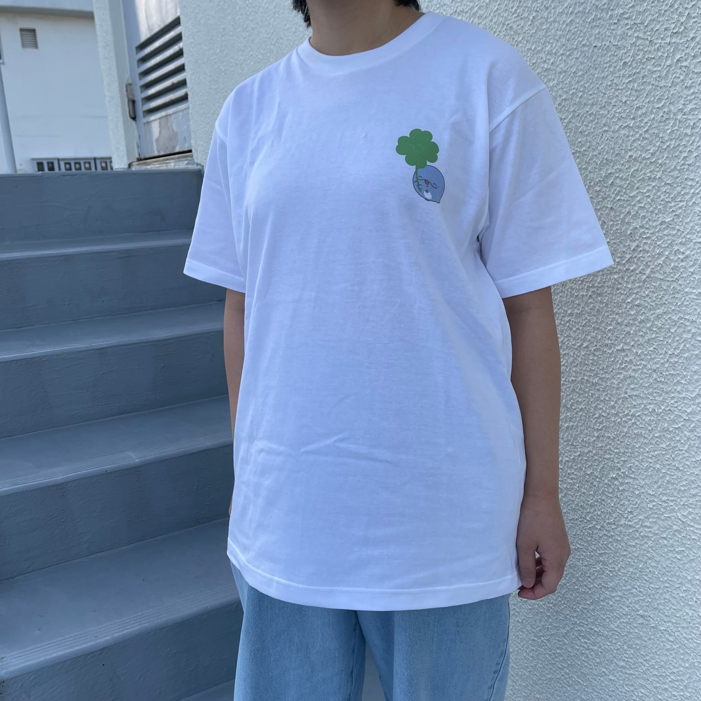 【親子イルカ】Tシャツ(クローバー)【5月中旬発送】