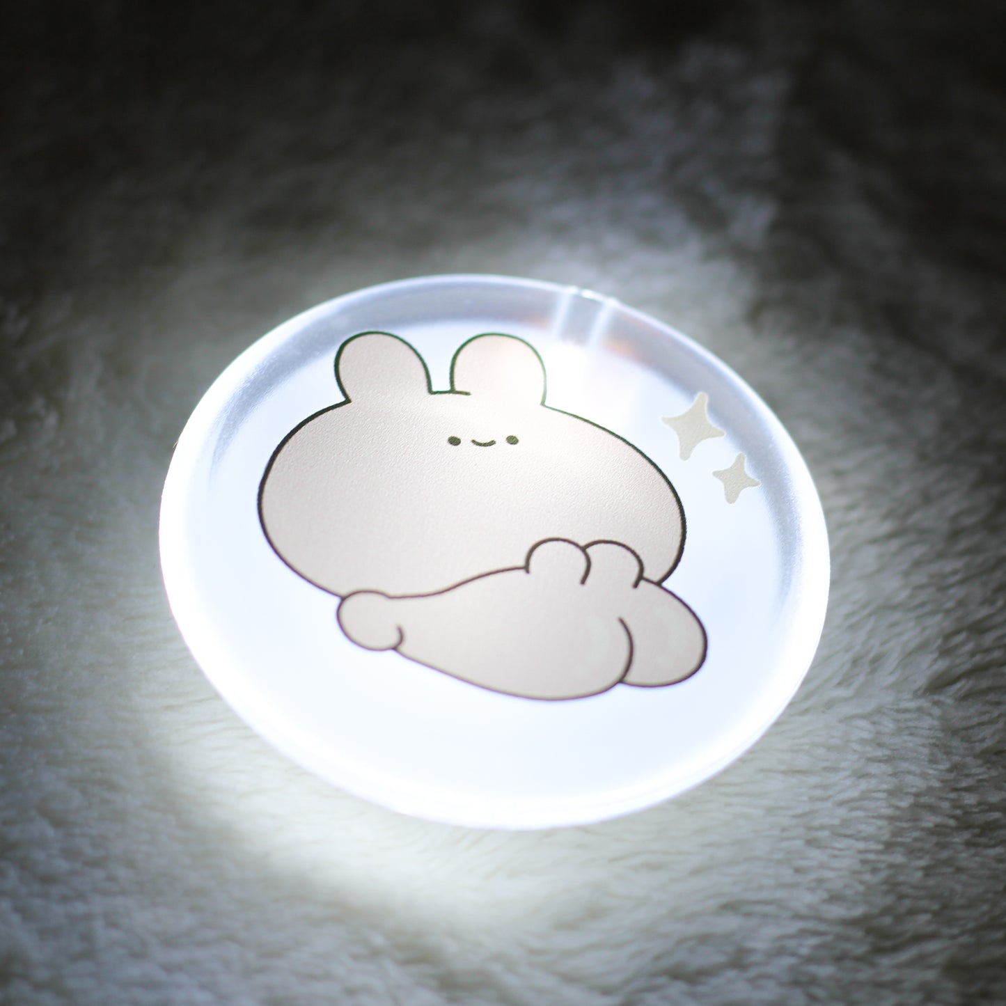 [ASAMIMI-CHAN ] Smooth Butt LED Badge [Shipping in mid-November]