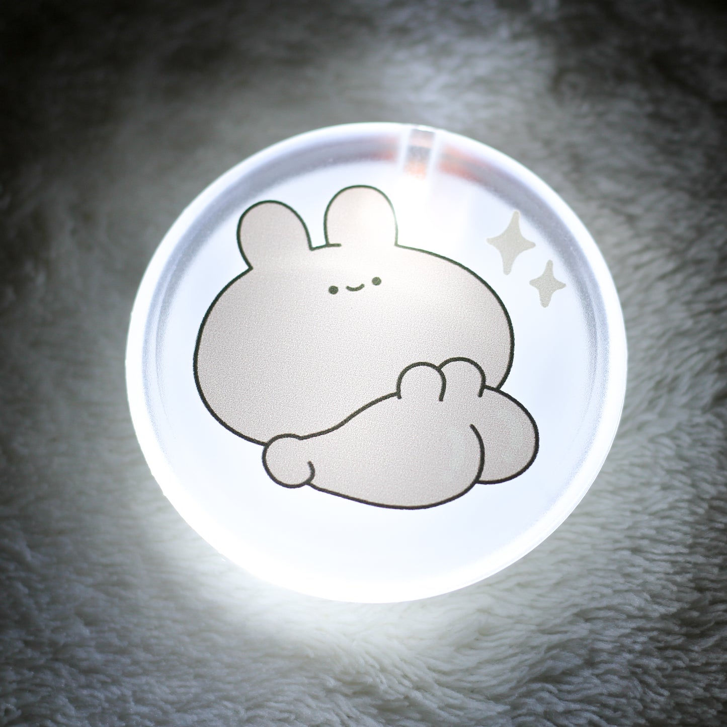 [ASAMIMI-CHAN ] Smooth Butt LED Badge [Shipping in mid-November]