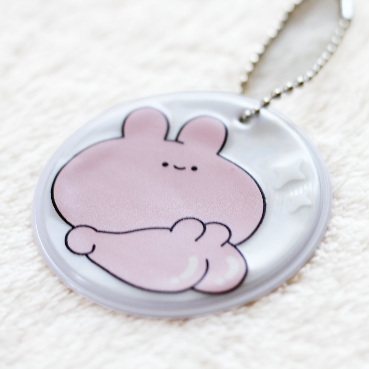 [ASAMIMI-CHAN ] Shiny butt reflective keychain [Shipping in mid-November]