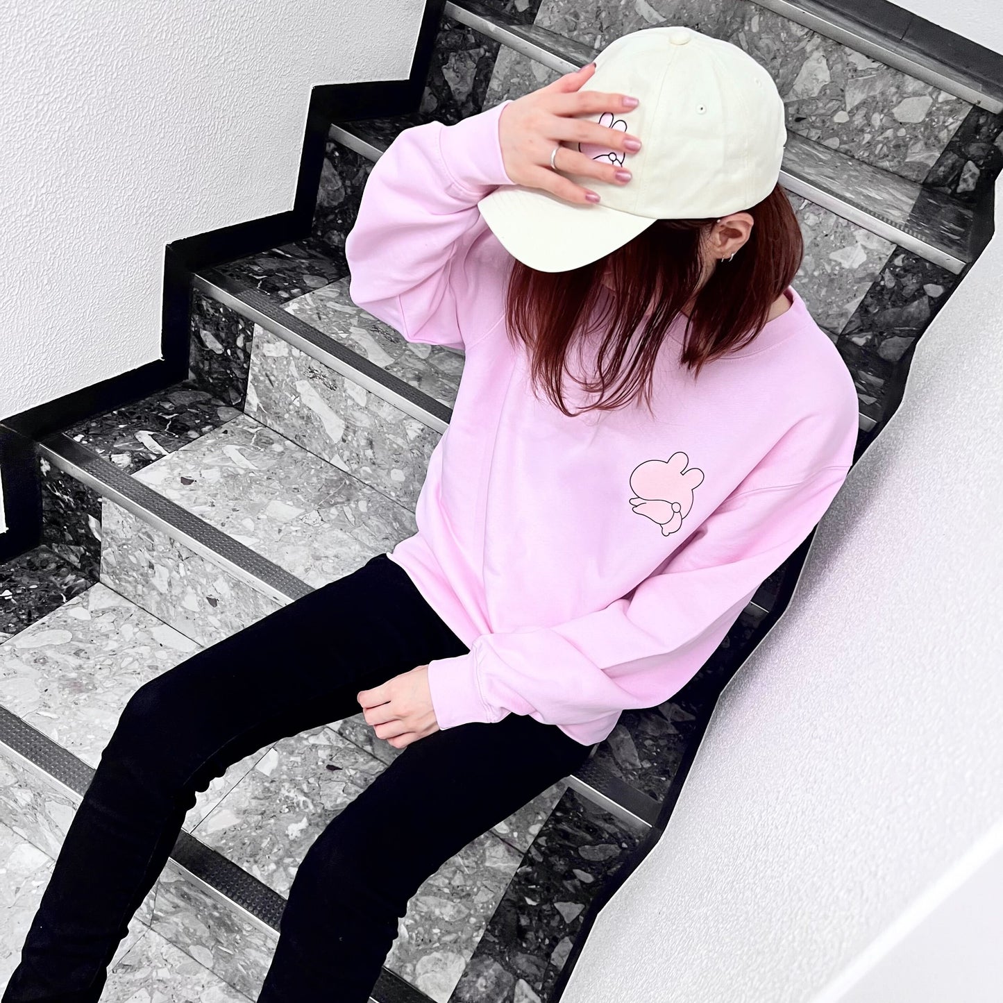 [ASAMIMI-CHAN 】Po-Appeal❣ Bedrucktes Sweatshirt [Versand Mitte November]