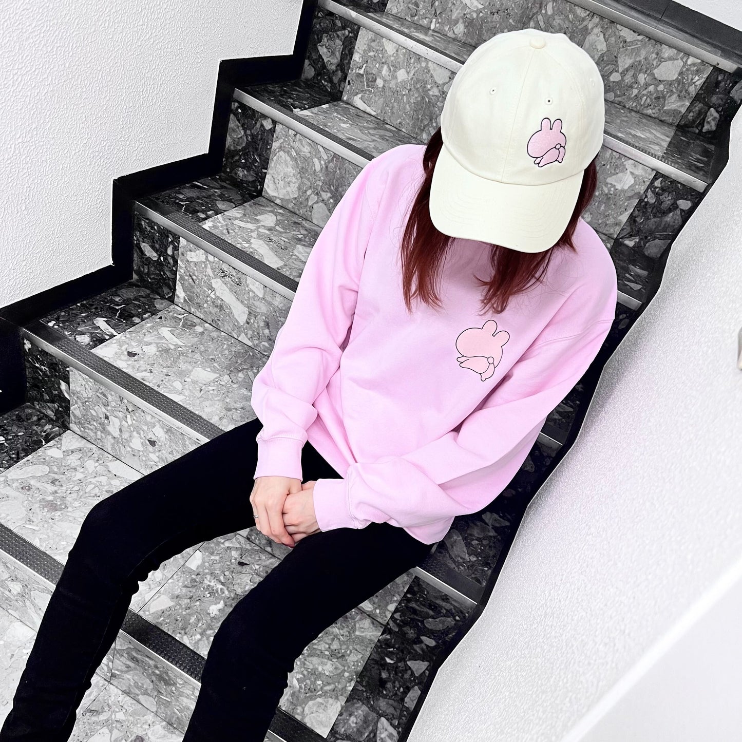 [ASAMIMI-CHAN 】Butt appeal❣ Embroidered cap [Shipping in mid-November]