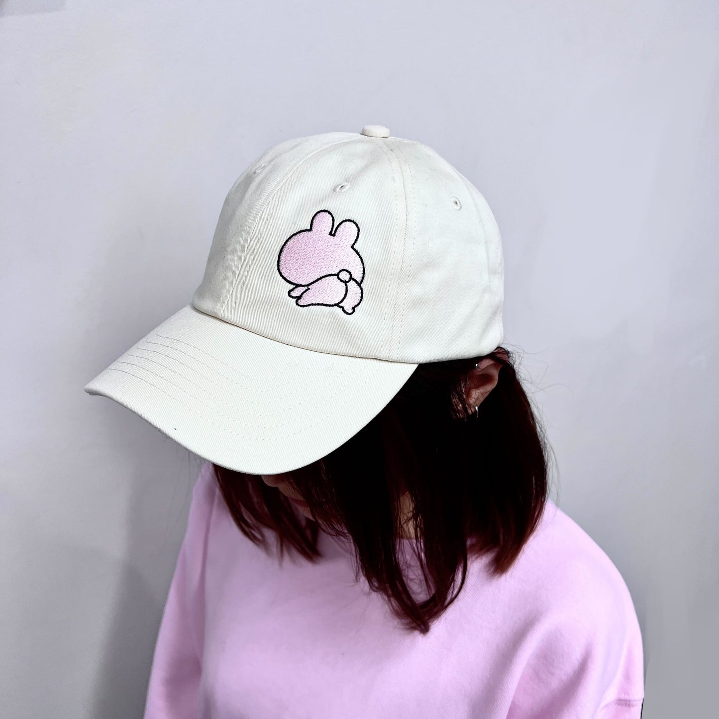 [ASAMIMI-CHAN 】Butt appeal❣ Embroidered cap [Shipping in mid-November]