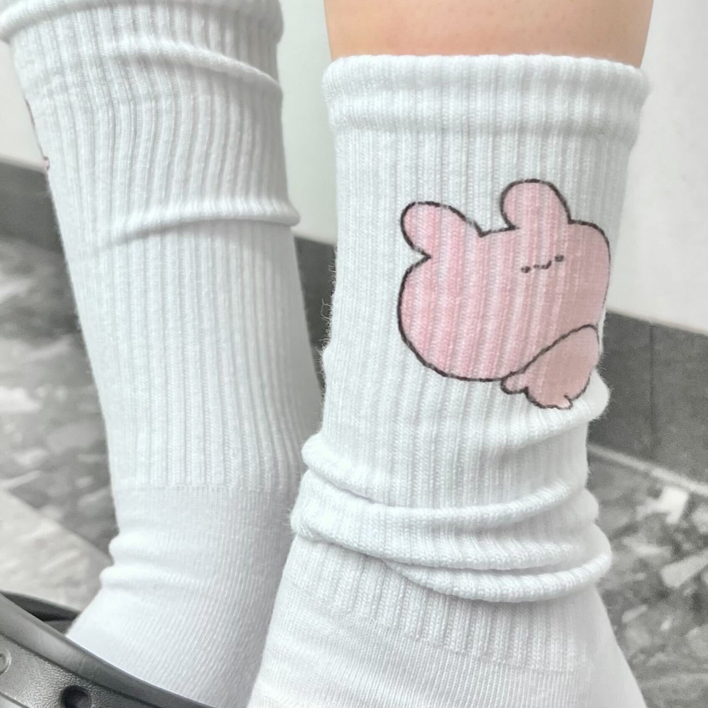 [ASAMIMI-CHAN ] Loosely printed socks [Shipping in mid-November]