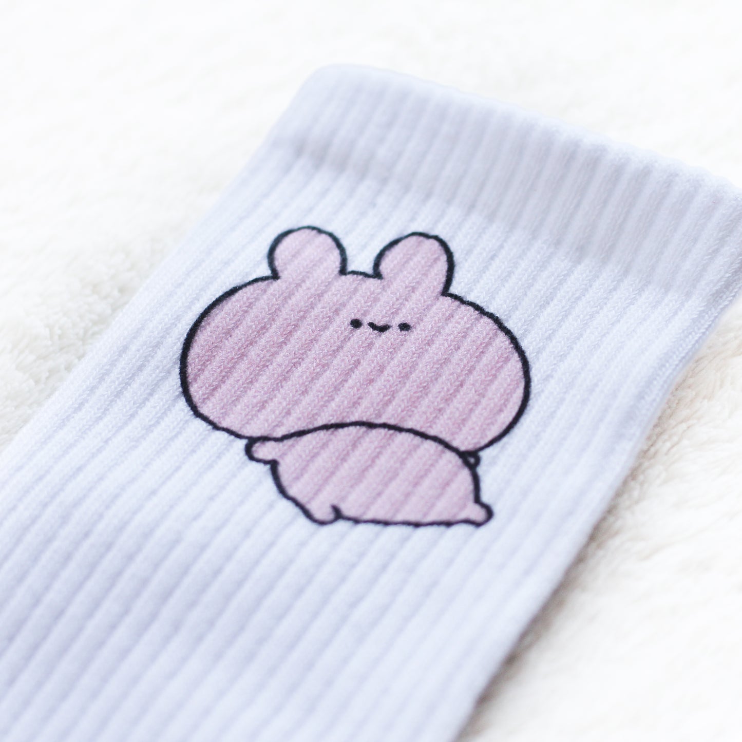 [ASAMIMI-CHAN ] Loosely printed socks [Shipping in mid-November]