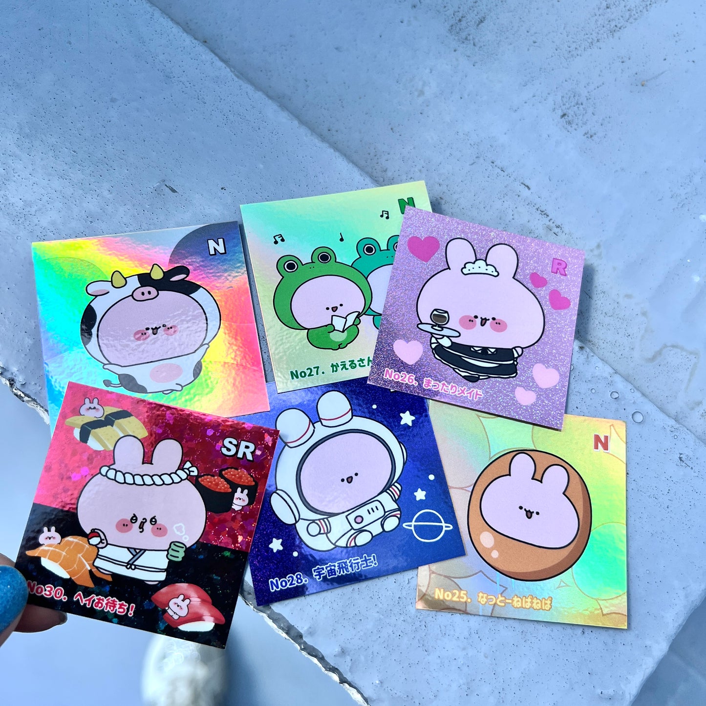 【あさみみちゃん】ランダムスクエアホロステッカー第5弾（全6種）