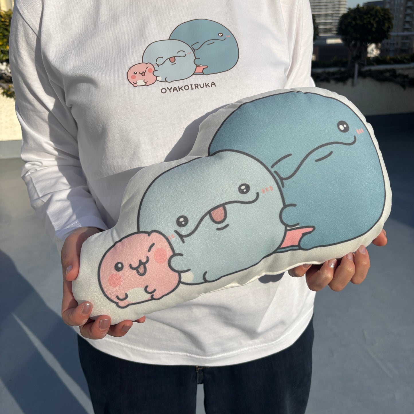 [OYAKOIRUKA] Die-cut-Kissen [Versand Mitte März]