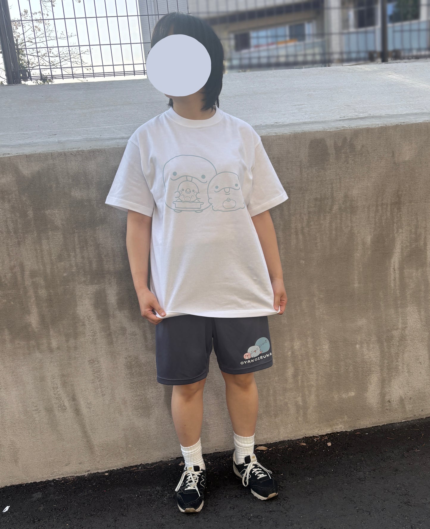 【親子イルカ】ベーシックプリントTシャツ【5月下旬発送】