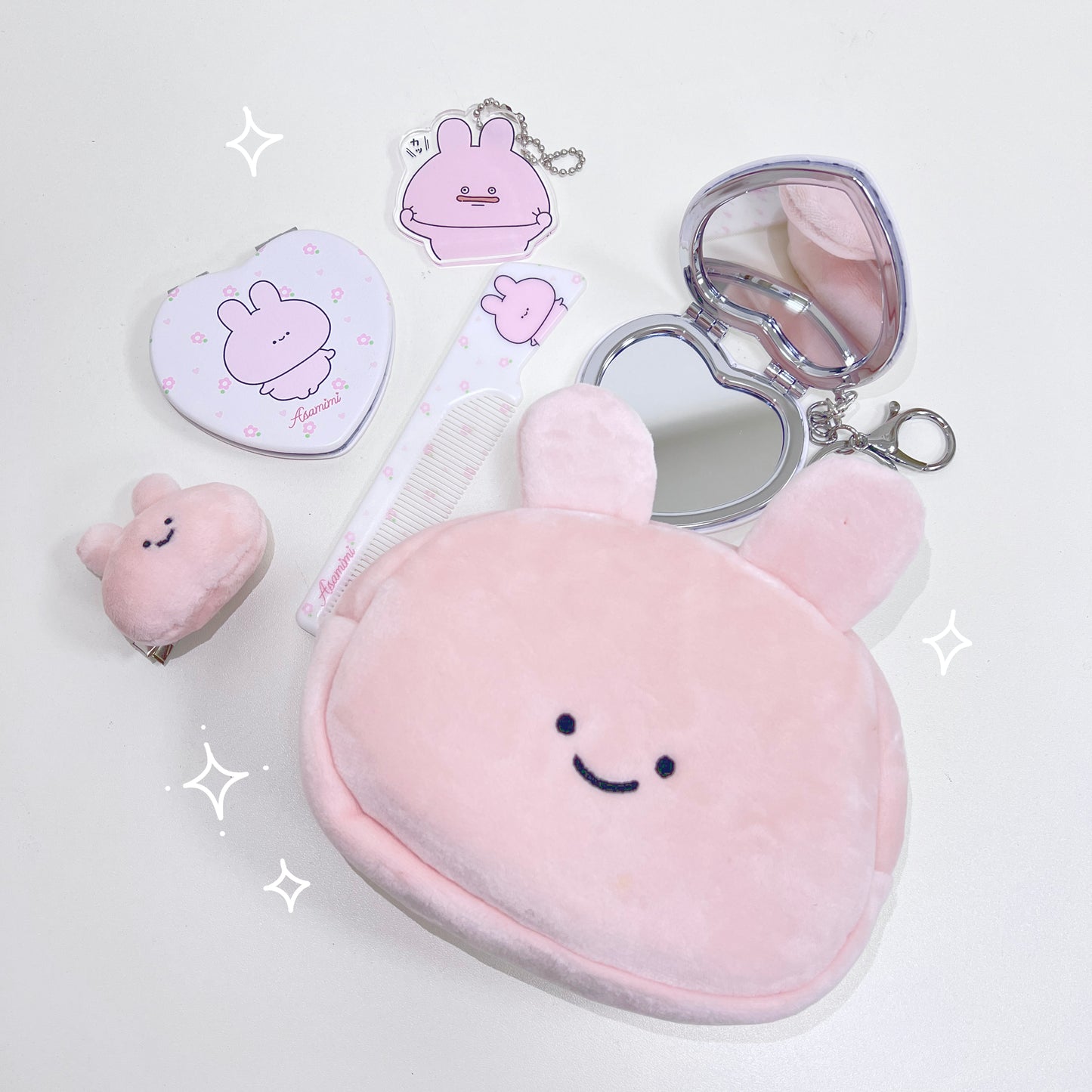 【あさみみちゃん】マスコット前髪クリップ