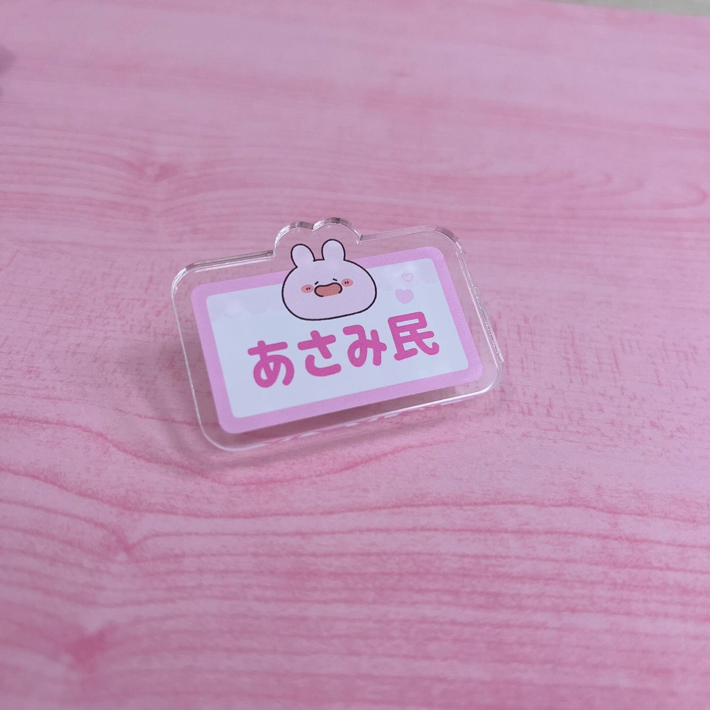 [Asamimi-chan] Asamimin acrylic clip badge (Asamimi BASIC 2023 June)