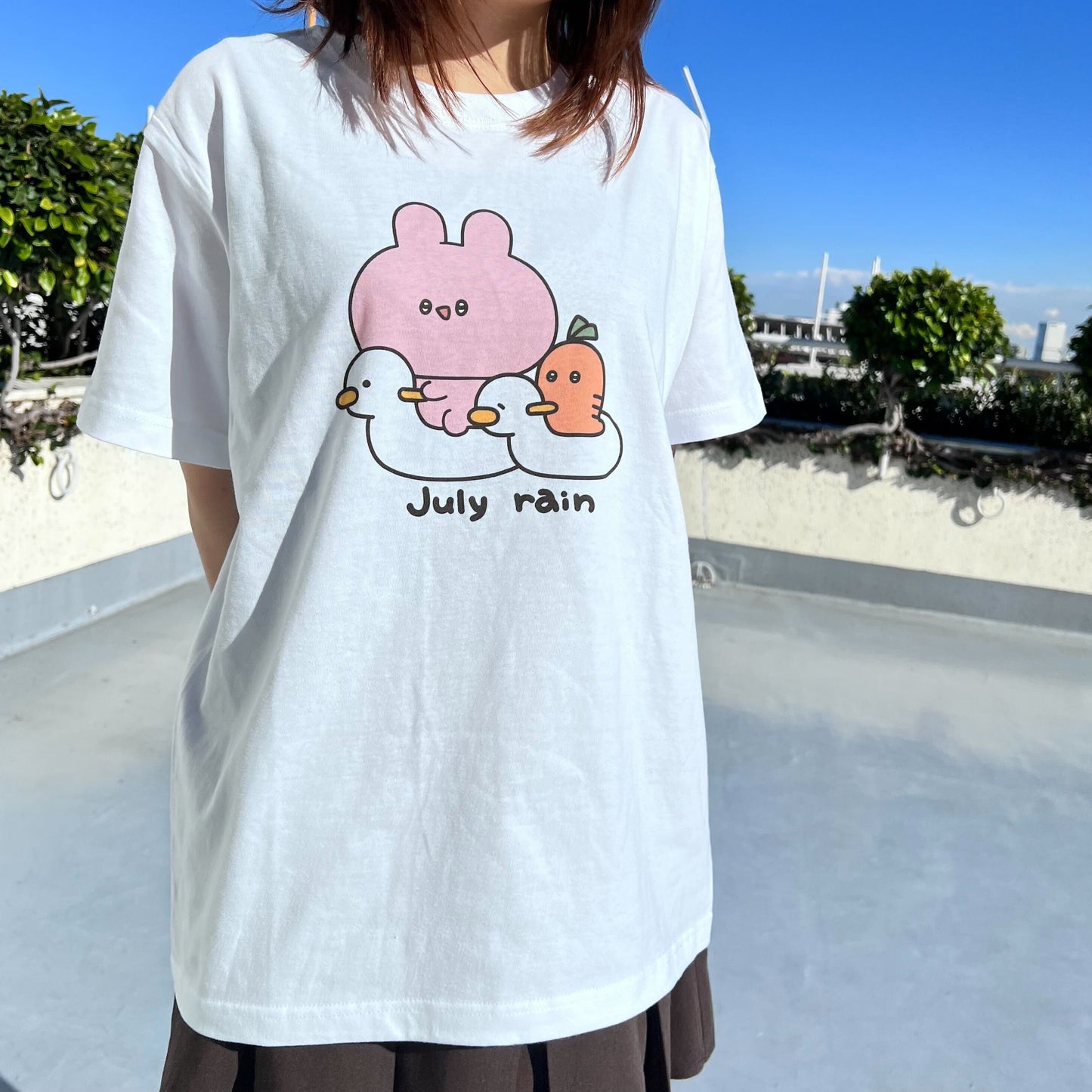 [ASAMIMI-CHAN] Two in a pot ♪ T-Shirt (July Rain Series) [Shipping in late January]