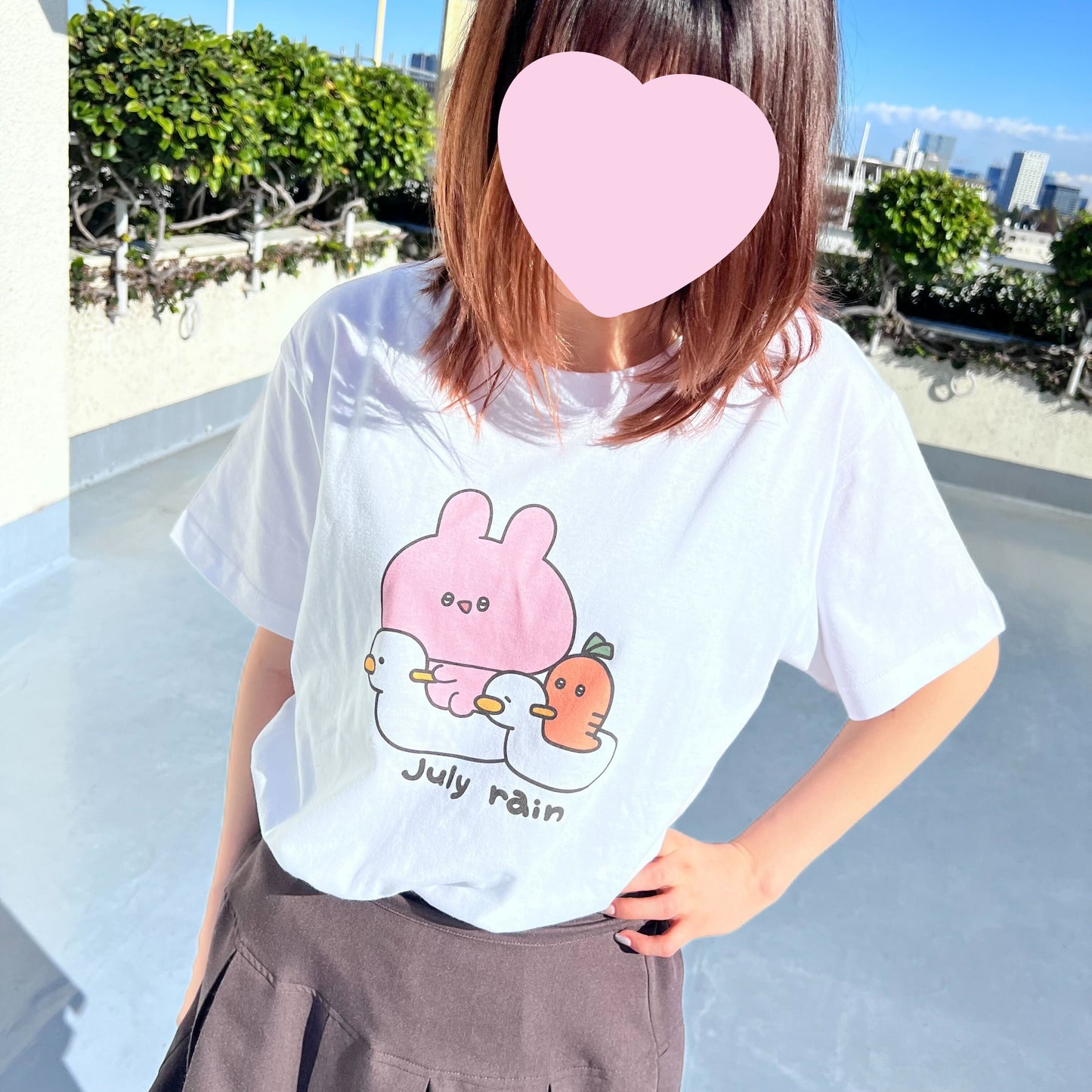 [ASAMIMI-CHAN] Two in a pot ♪ T-Shirt (July Rain Series) [Shipping in late January]