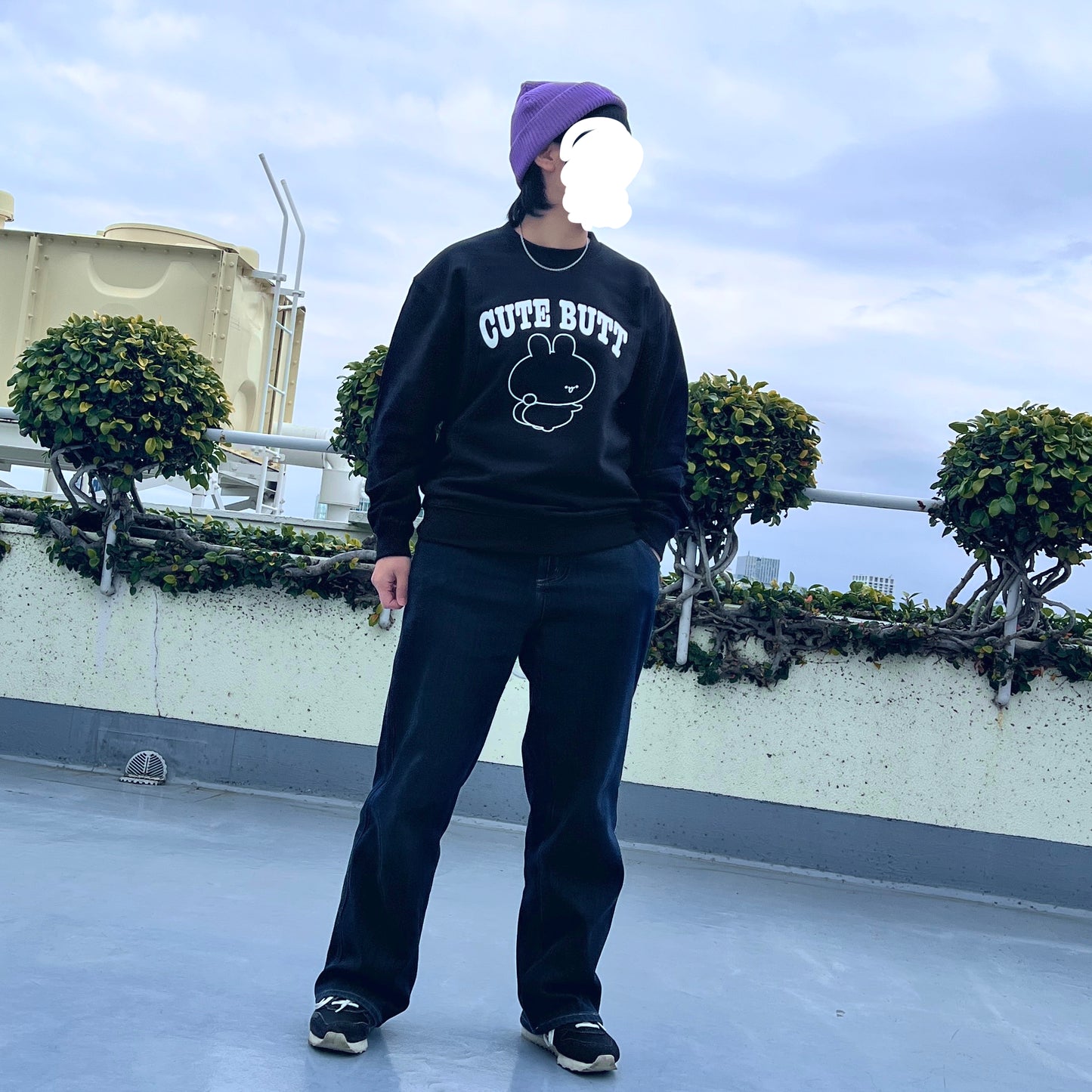 【あさみみちゃん】CUTE BUTTスウェット【2月中旬発送】