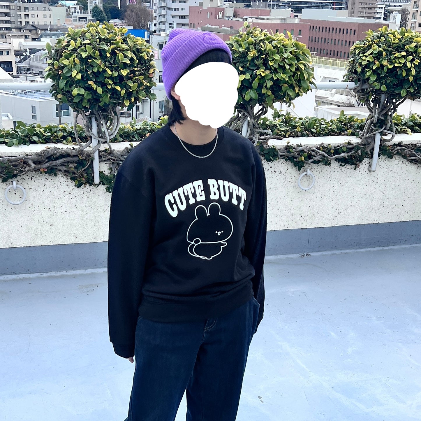 【あさみみちゃん】CUTE BUTTスウェット【2月中旬発送】