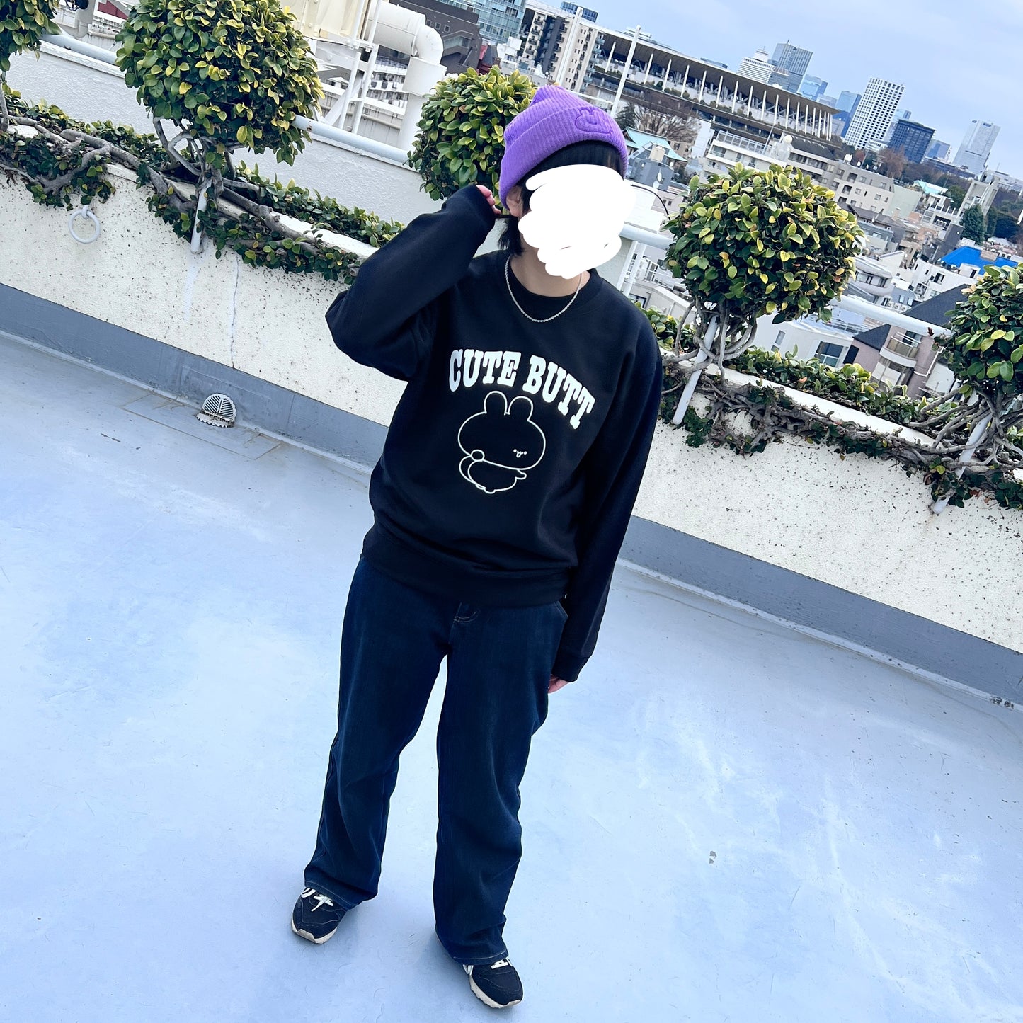 【あさみみちゃん】CUTE BUTTスウェット【2月中旬発送】